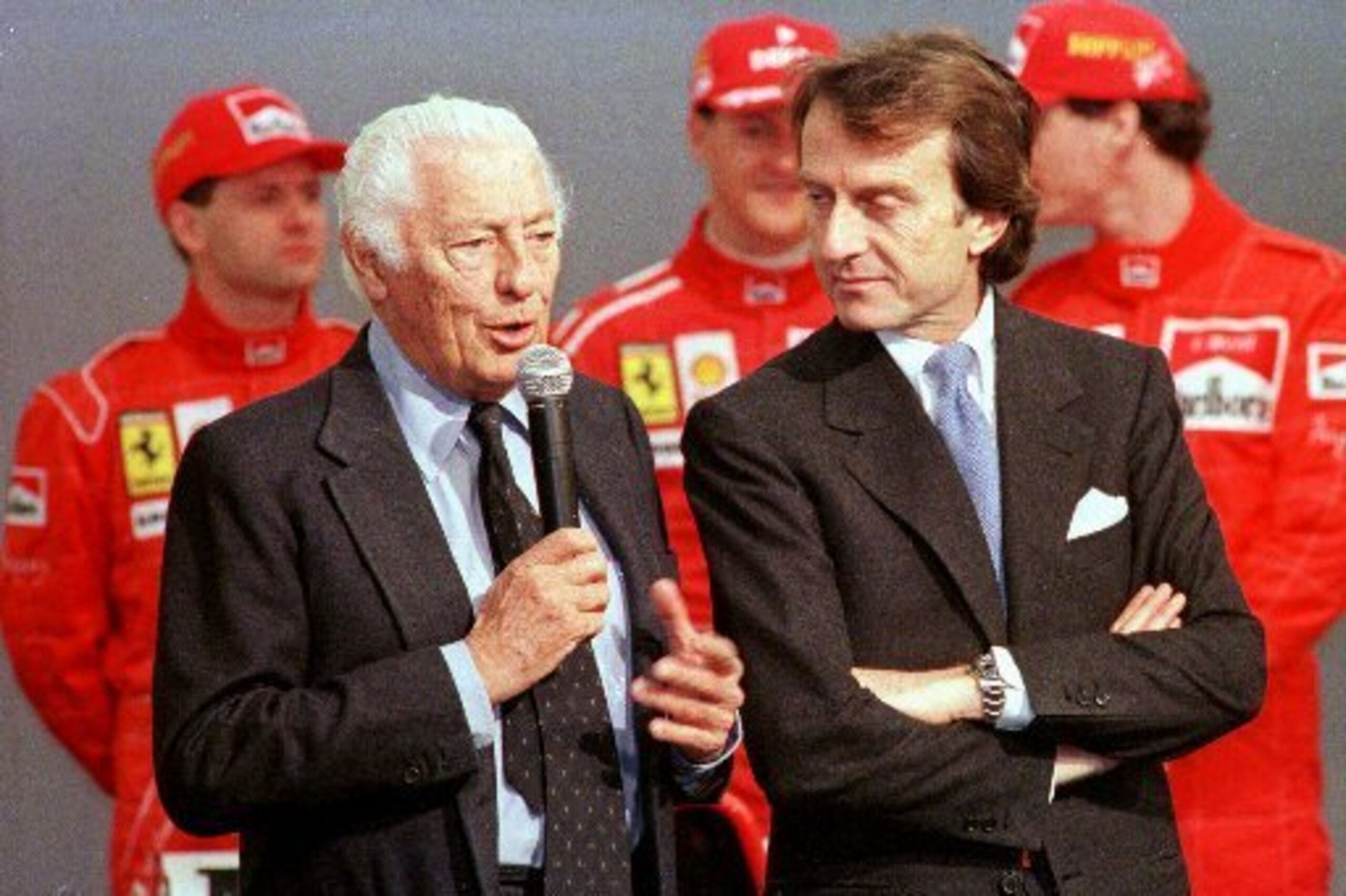 Montezemolo with Gianni Agnelli, 1994.