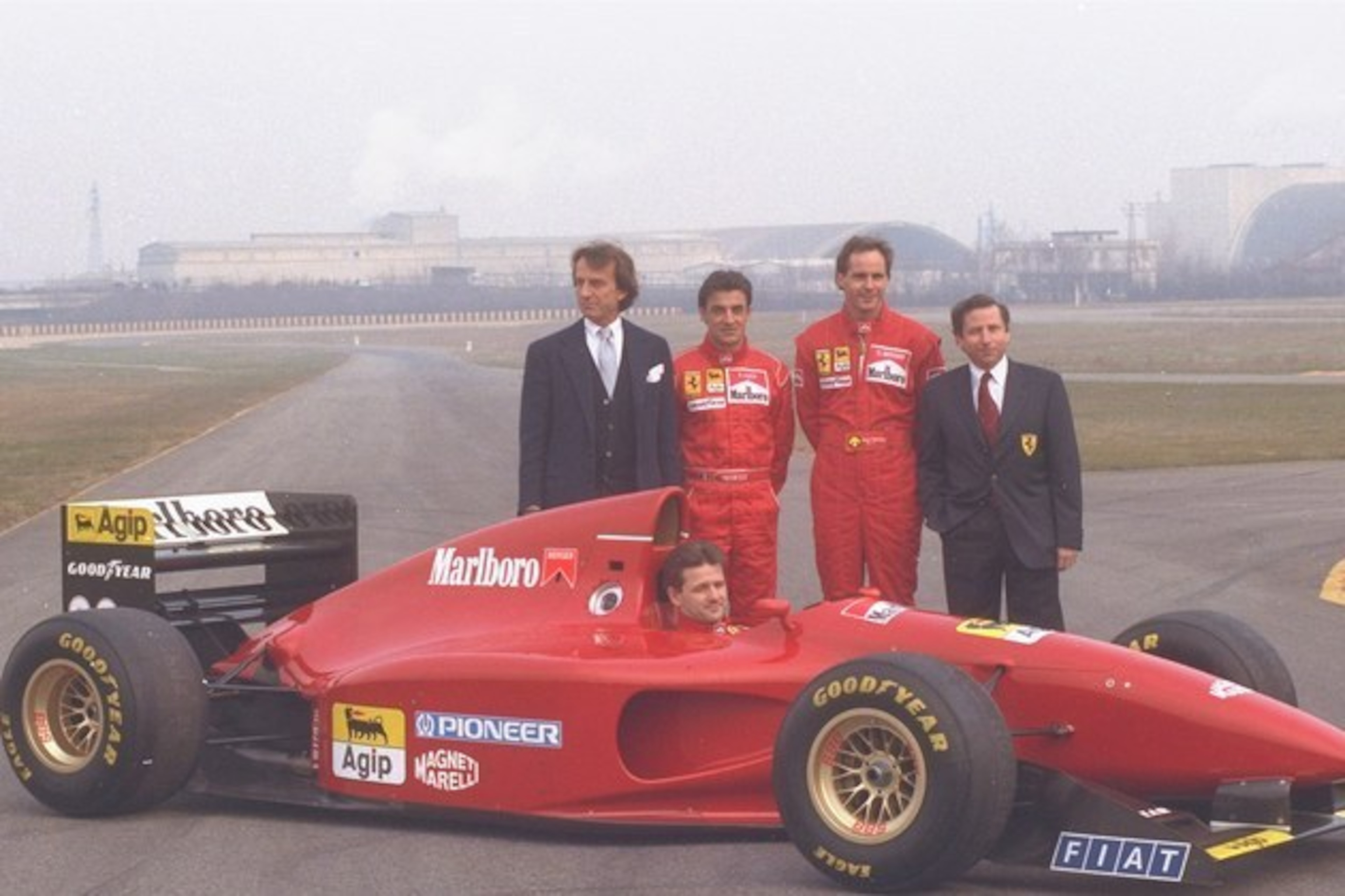 Montezemolo (left) early in his second spell in charge of Ferrari. Montezemolo (left) early in his second spell in charge of Ferrari.