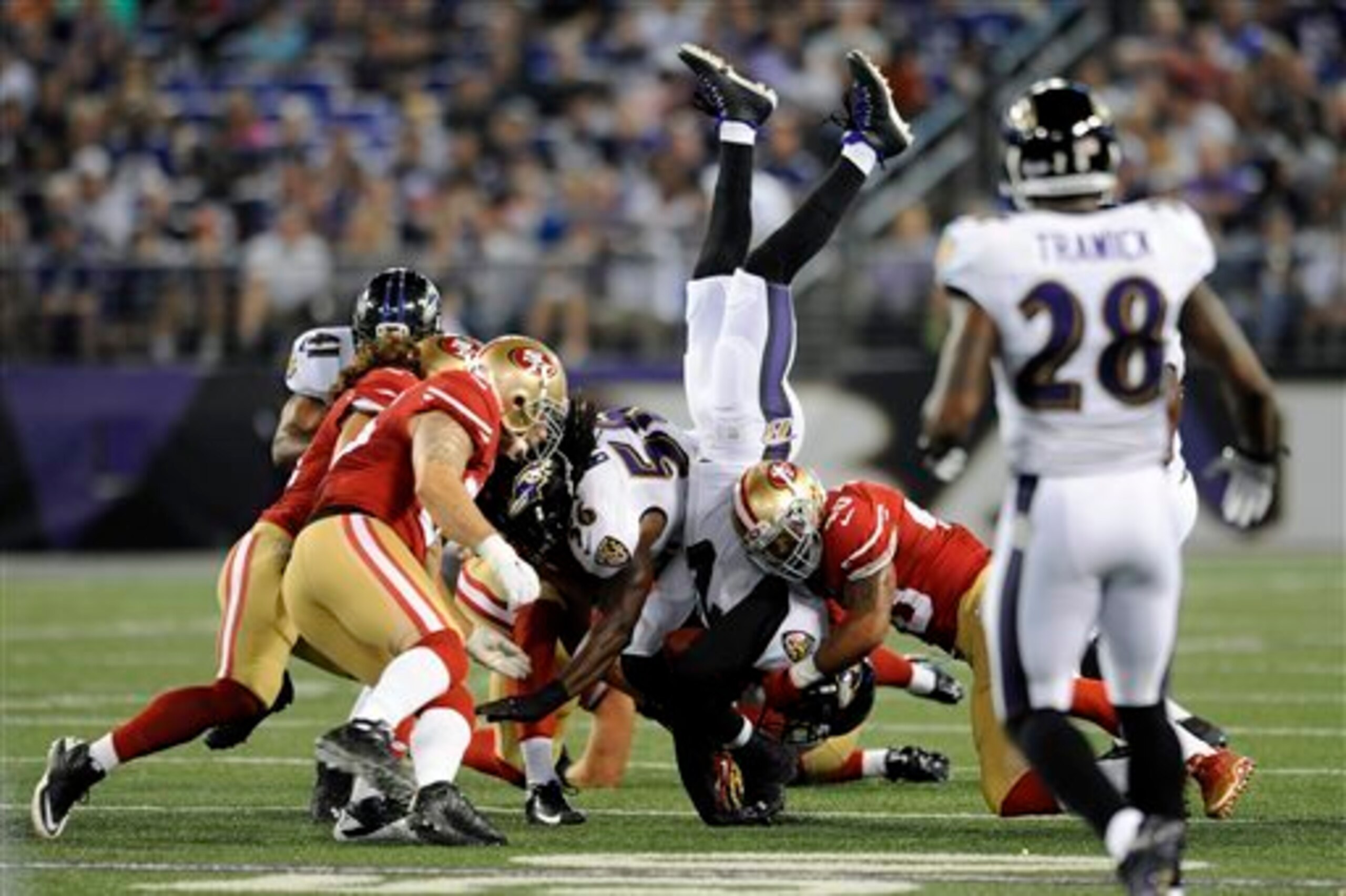 Asa Jackson victimized Gabbert's poor throw on a poor decision. Asa Jackson victimized Gabbert's poor throw on a poor decision.