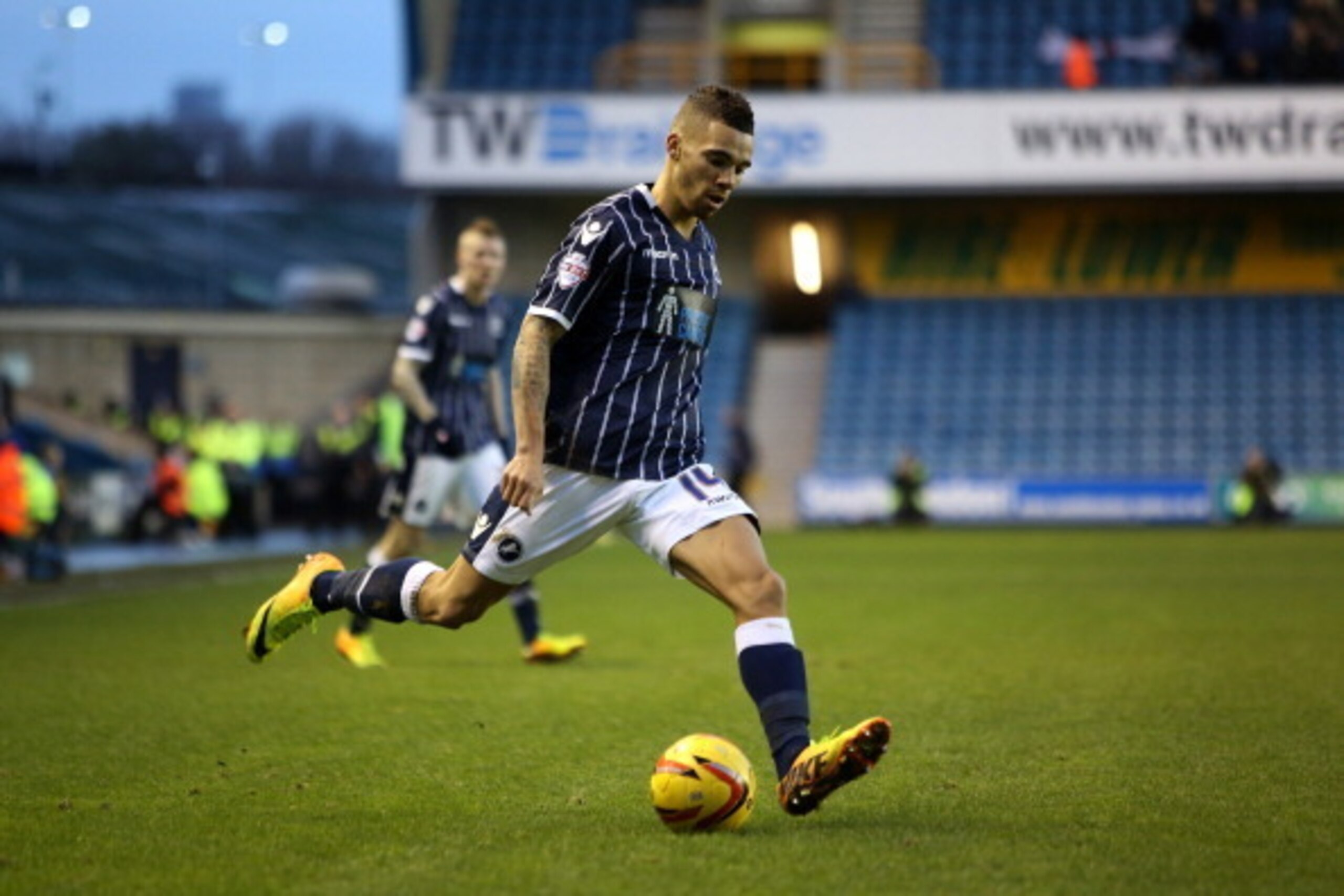 LONDON, ENGLAND - JANUARY 18:  Ryan Fredericks of Millwall FC in action during the Sky Bet Championship match between Millwall and Ipswich Town at The Den on January 18, 2014 in London, England,  (Photo by Jordan Mansfield/Getty Images)