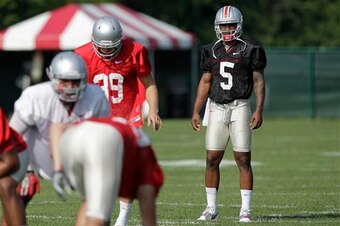Through a week of fall camp, Braxton Miller's reps have been limited.