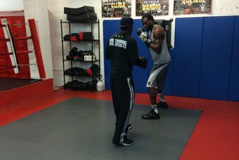 Carroll also trains with pro boxer Breon Smiley.