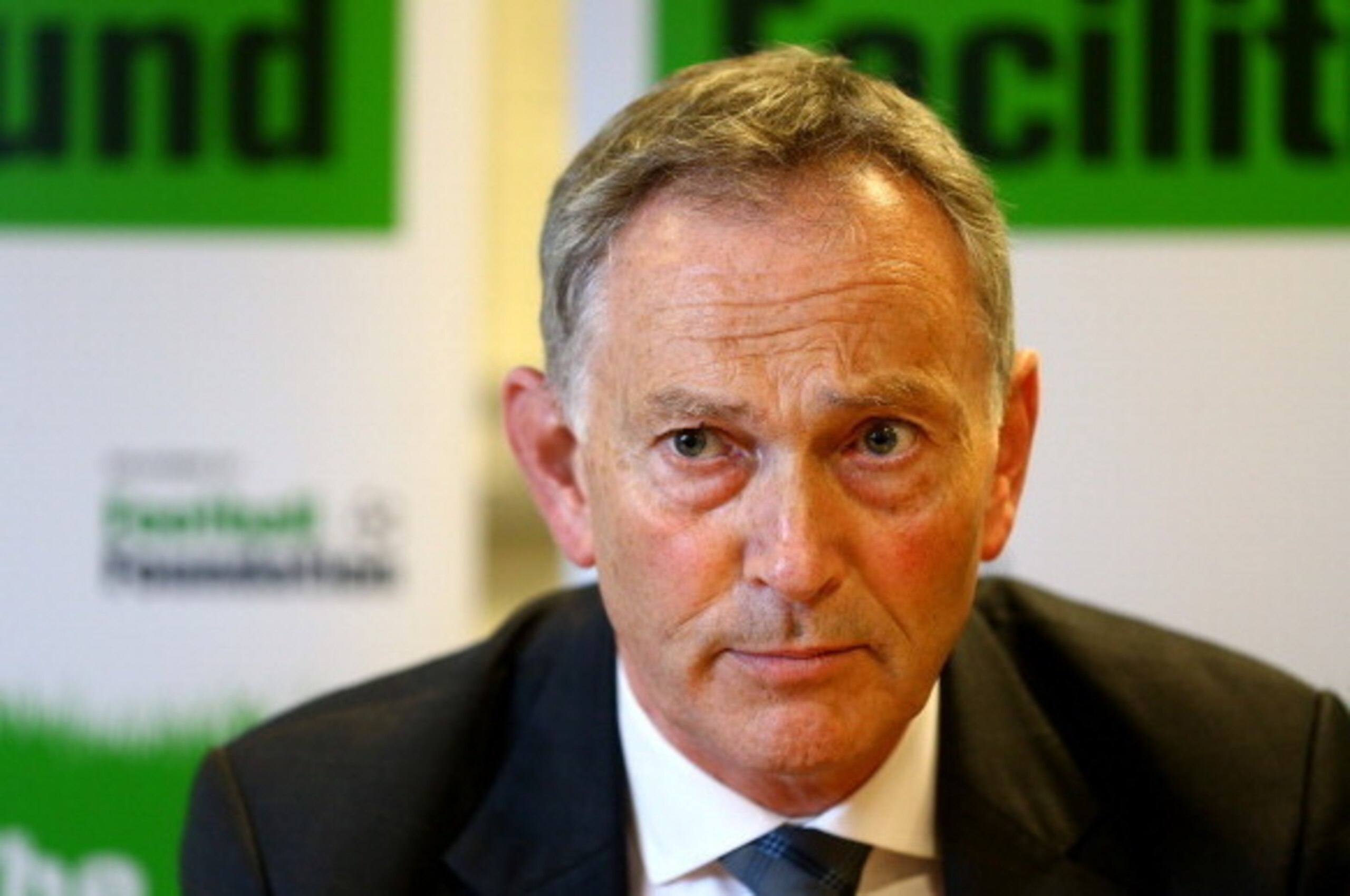 LONDON, ENGLAND - OCTOBER 23:   Premier League Chief Executive Richard Scudamore addresses the media during the Premier League and the FA Facilities Fund Launch at The London Nautical School on October 23, 2013 in London, England.  (Photo by Jan Kruger/Ge