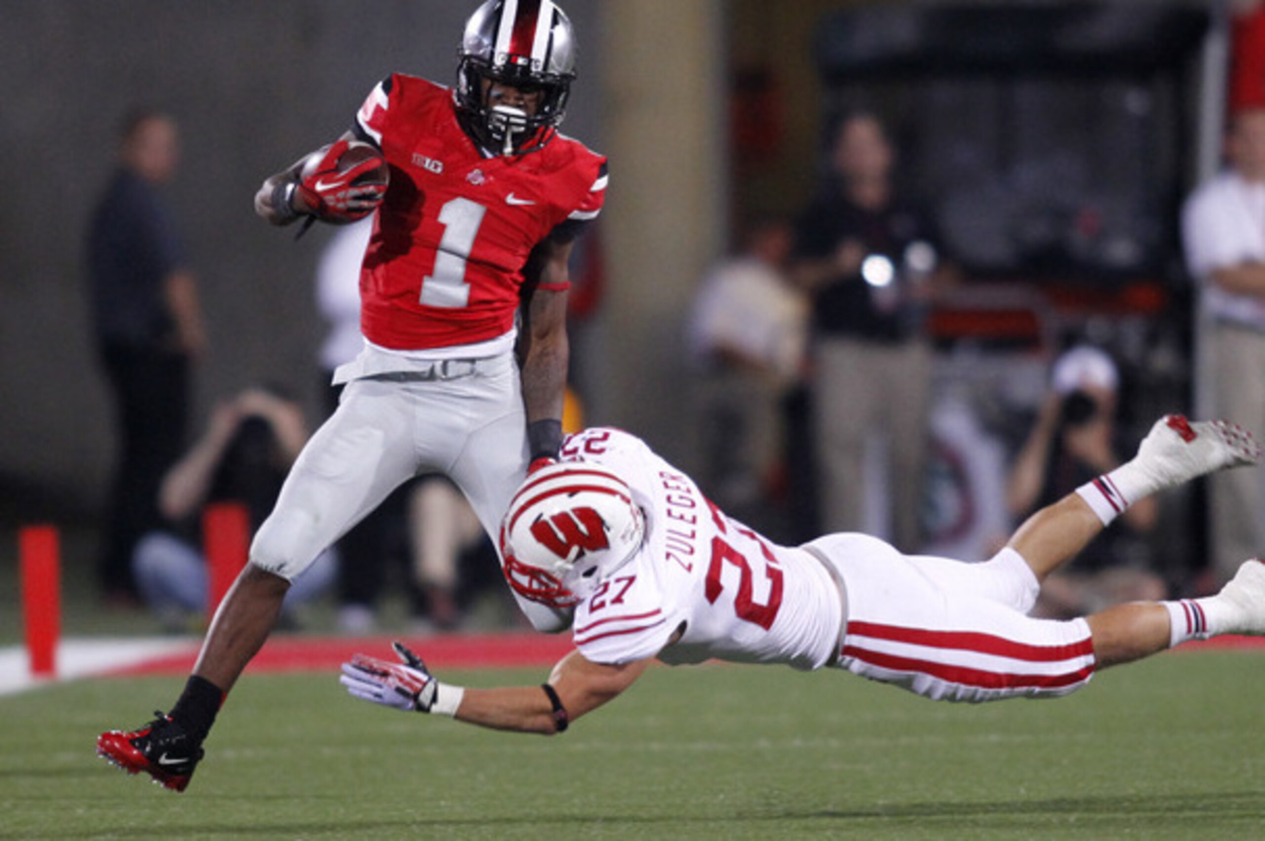 Dontre Wilson admittedly wasn't big enough as a true freshman.