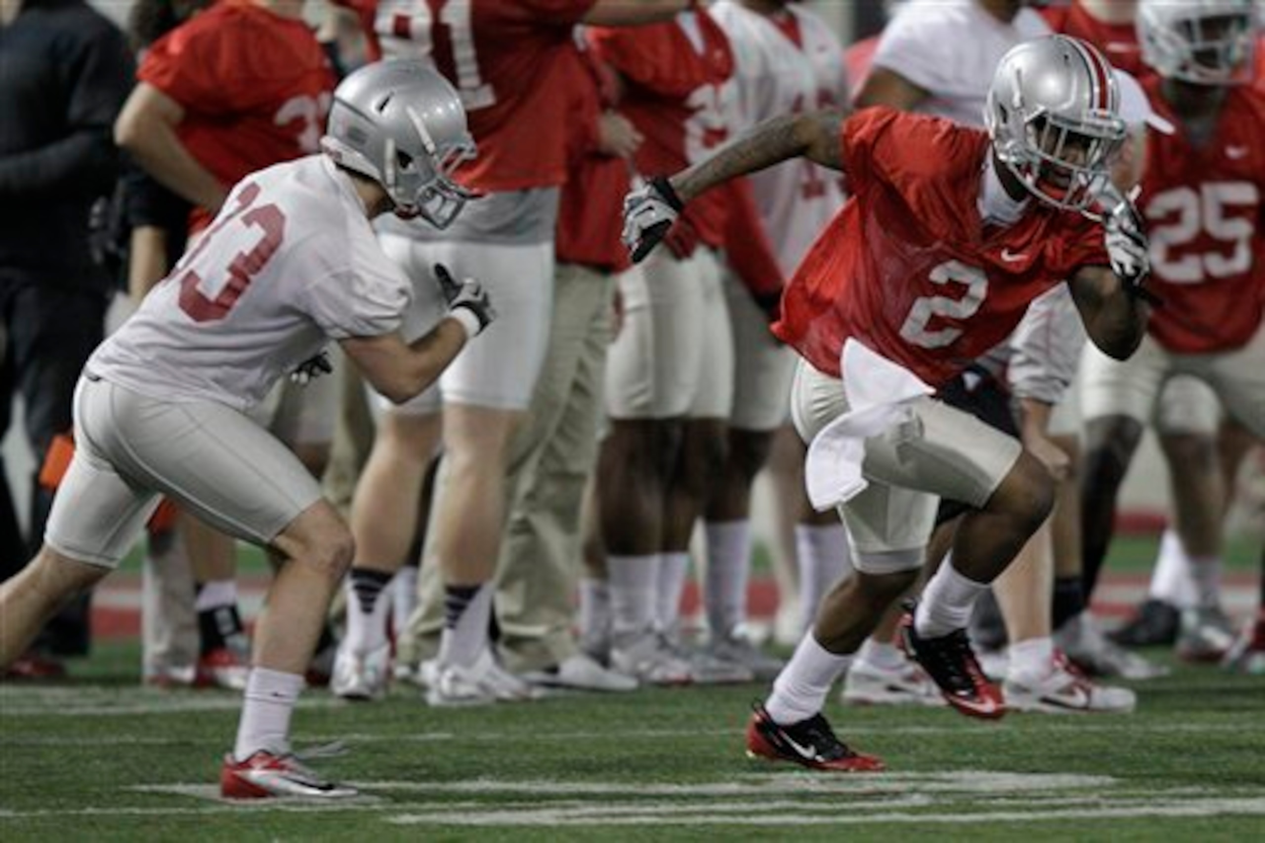 Wearing a new uniform number, Dontre Wilson has had an impressive offseason in Columbus.