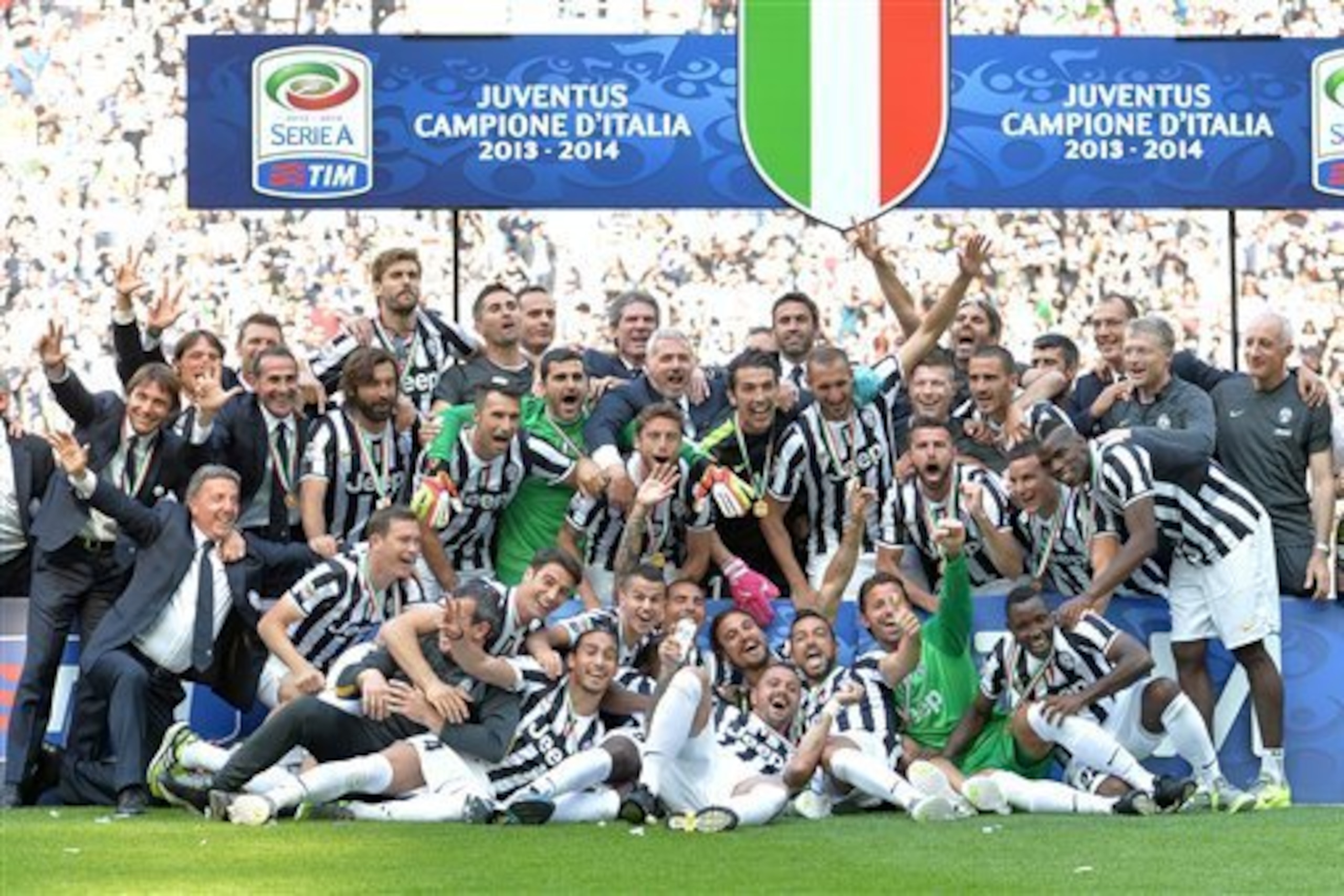 Conte celebrated a third Scudetto triumph in three years with Juventus last spring.