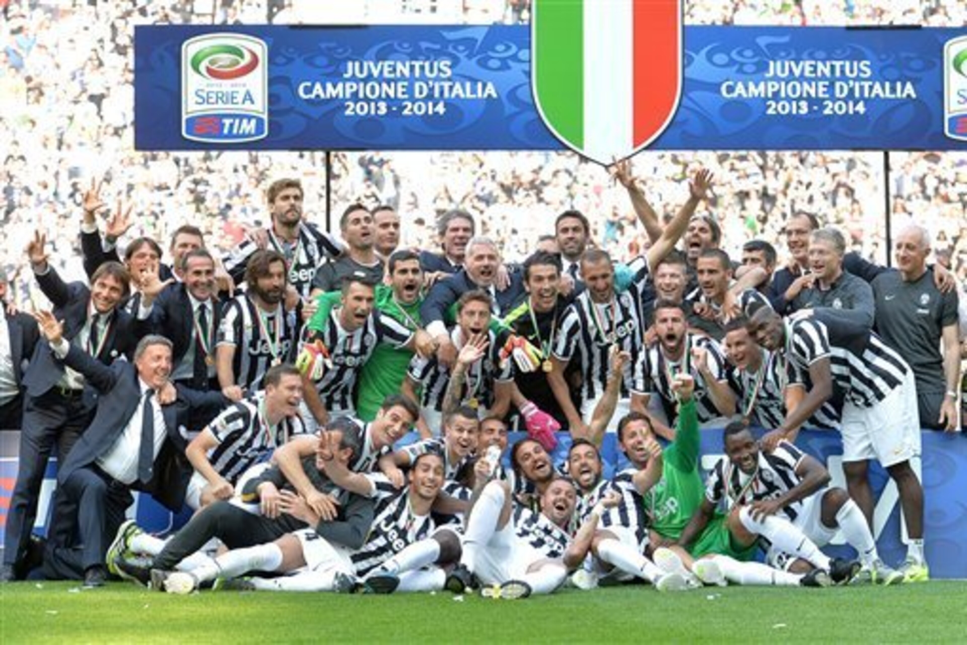 Conte celebrated a third Scudetto triumph in three years with Juventus last spring.