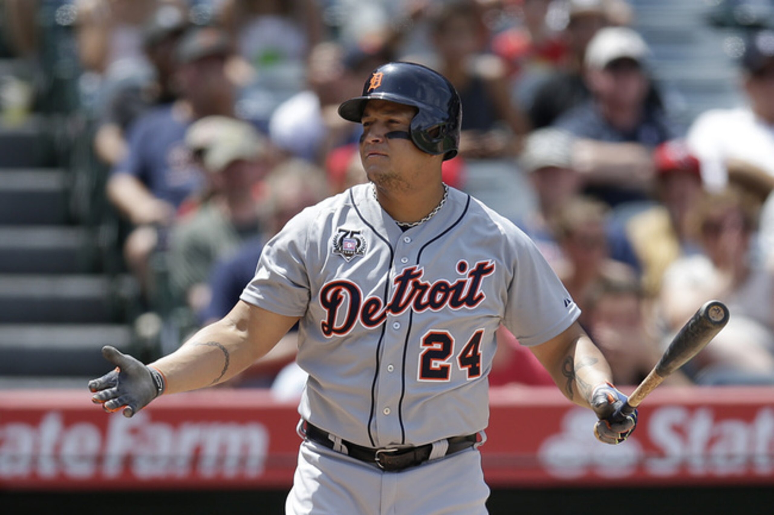 With Miguel Cabrera's production dropping off again, pitching hasn't been Detroit's only problem of late.