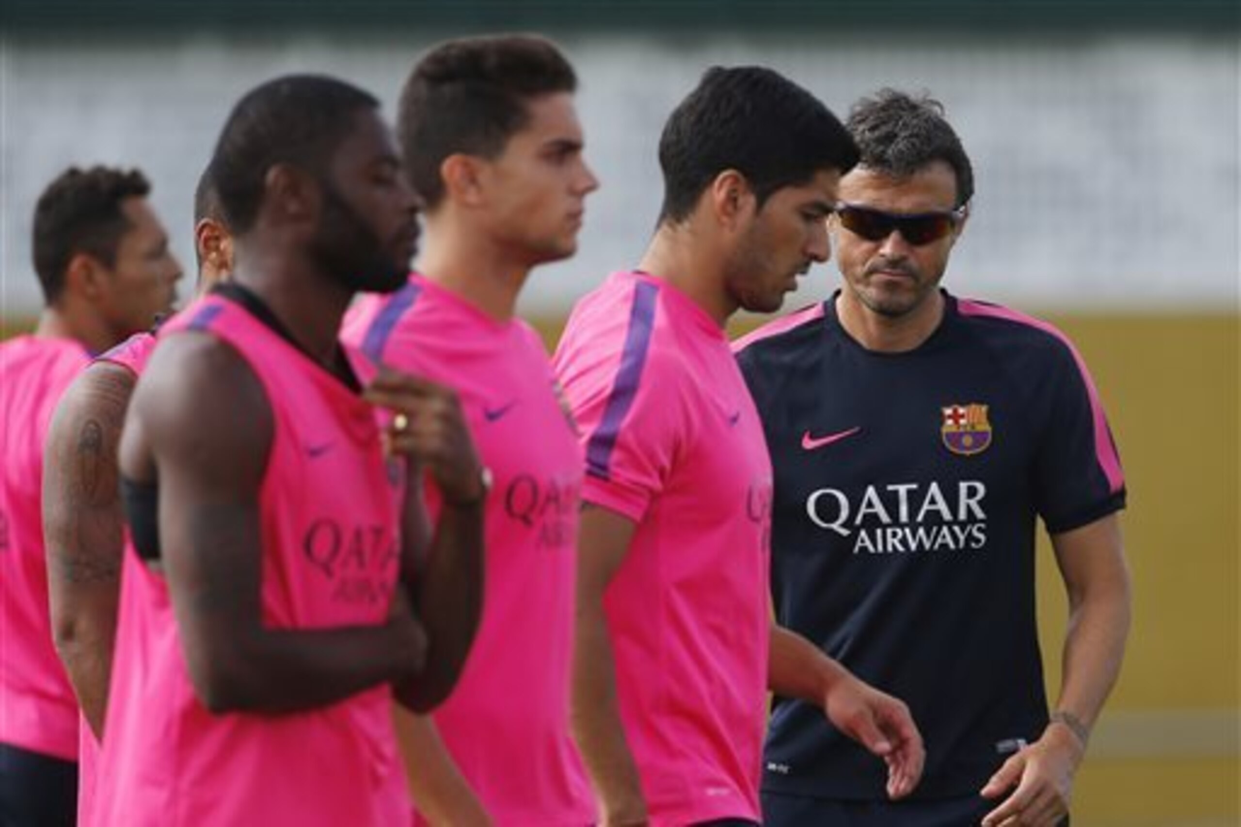 Luis Enrique's side play on Monday night. Luis Enrique's side play on Monday night.