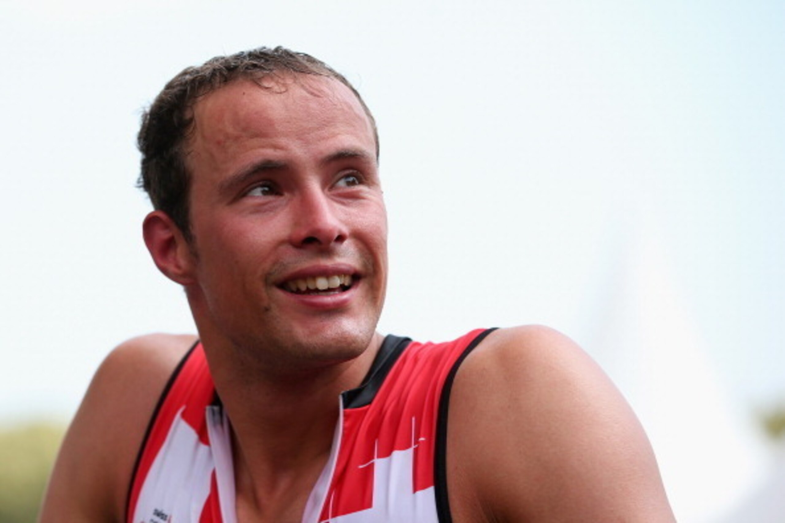LYON, FRANCE - JULY 28:  Marcel Hug of Switzerland looks on after winning the Men's Marathon T54 during day nine of the IPC Athletics World Championships on July 28, 2013 in Lyon, France.  (Photo by Julian Finney/Getty Images)