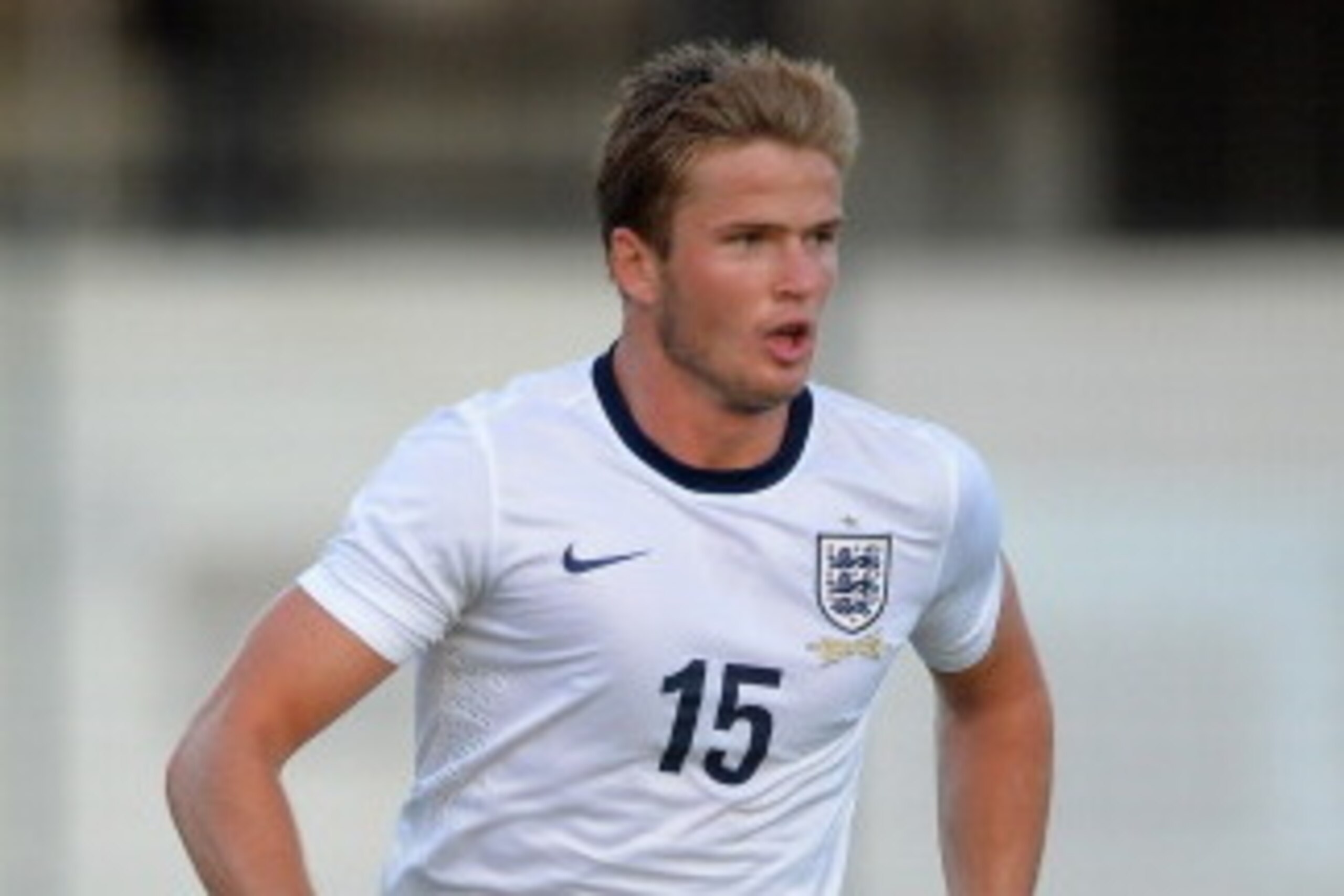 AUBAGNE, FRANCE - MAY 28:  Eric Dier of England in action during the Toulon Tournament Group B match between England and South Korea at the Stade De Lattre on May 28, 2014 in Aubagne, France.  (Photo by Christopher Lee/Getty Images)