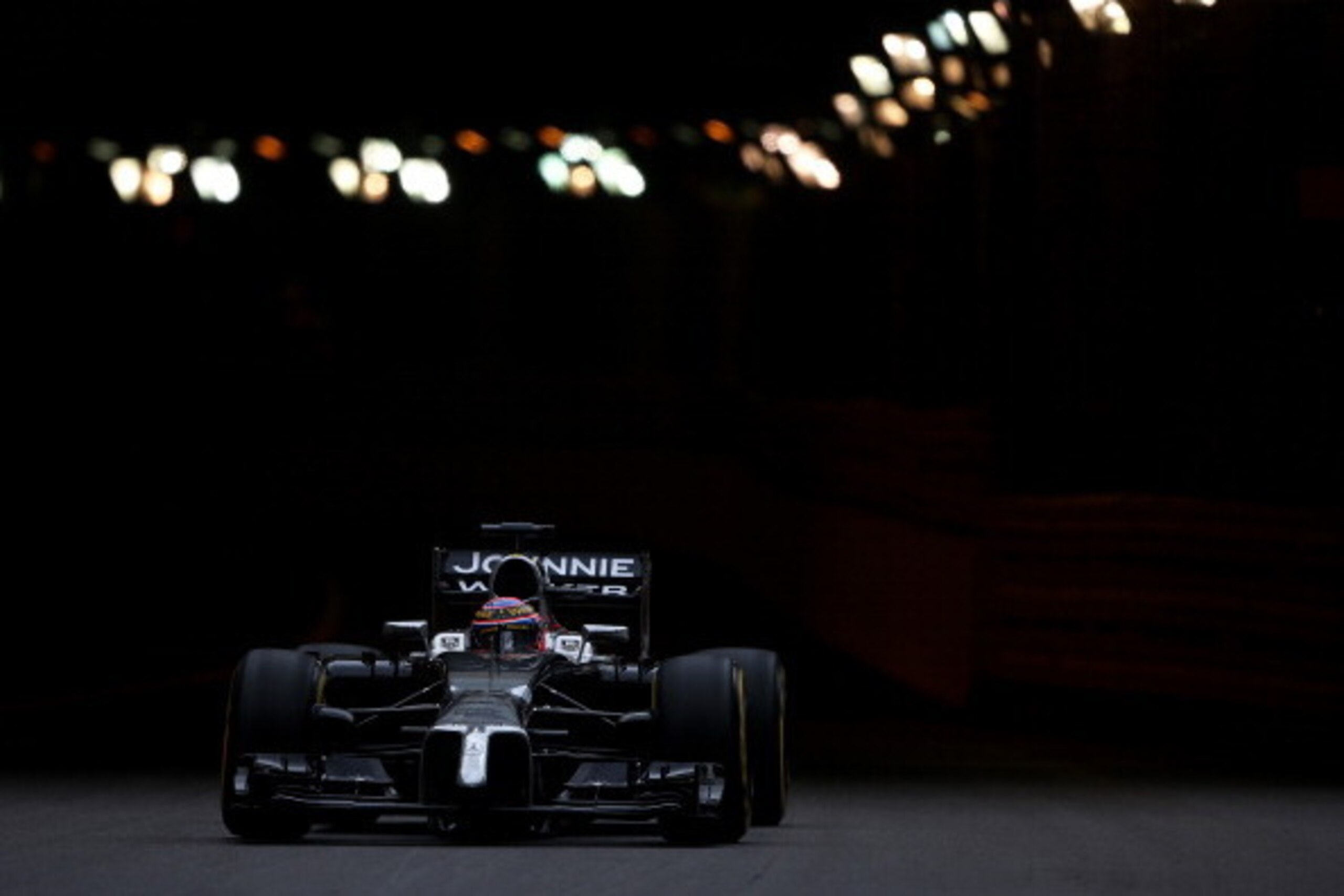 MONTE-CARLO, MONACO - MAY 22:  Jenson Button of Great Britain and McLaren drives during practice ahead of the Monaco Formula One Grand Prix at Circuit de Monaco on May 22, 2014 in Monte-Carlo, Monaco.  (Photo by Julian Finney/Getty Images)