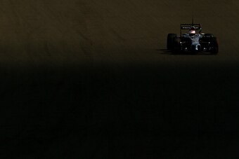 NORTHAMPTON, ENGLAND - JULY 09:  Kevin Magnussen of Denmark and McLaren drives during day two of testing at Silverstone Circuit on July 9, 2014 in Northampton, England.  (Photo by Dan Istitene/Getty Images)