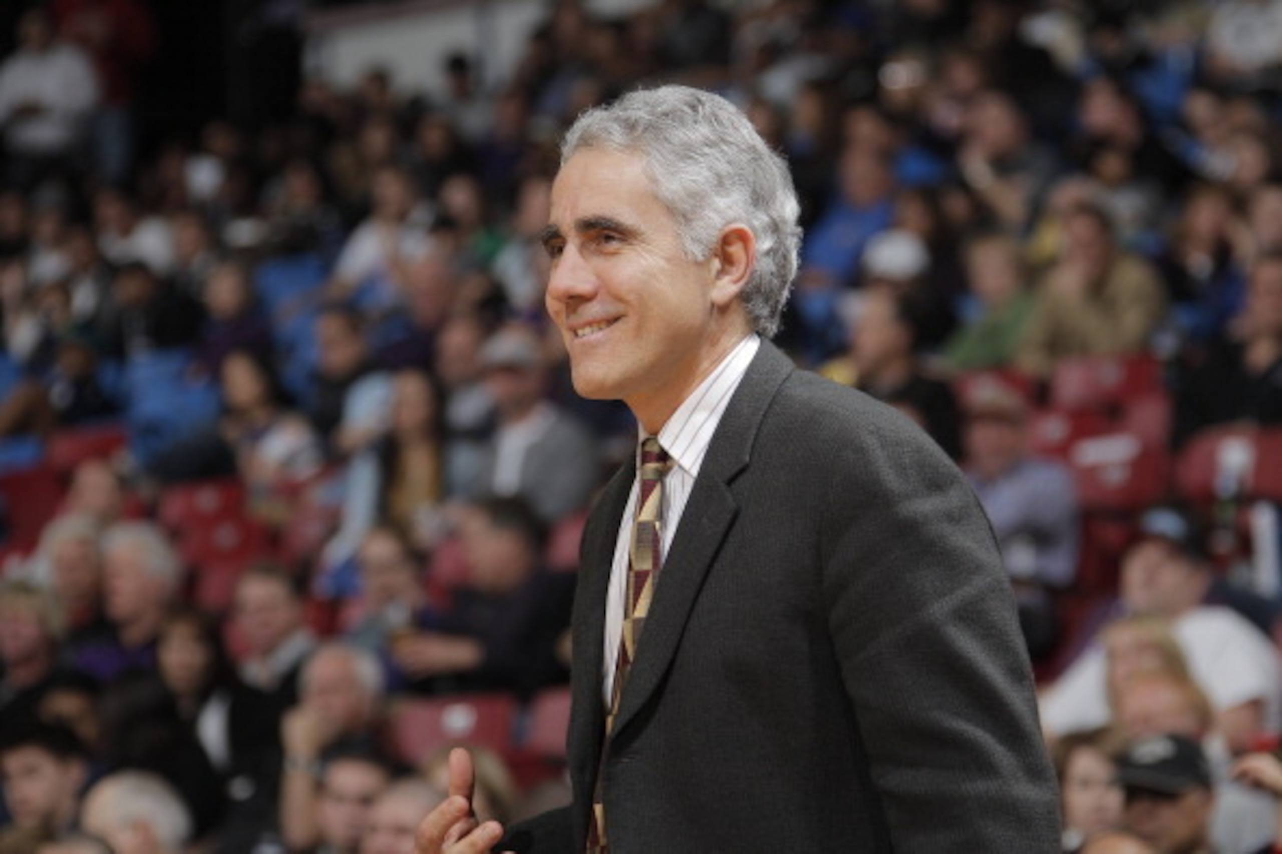 SACRAMENTO, CA - JANUARY 7: Assistant coach Jim Eyen of the Sacramento Kings in a game against the Memphis Grizzlies on January 7, 2013 at Sleep Train Arena in Sacramento, California. NOTE TO USER: User expressly acknowledges and agrees that, by downloadi
