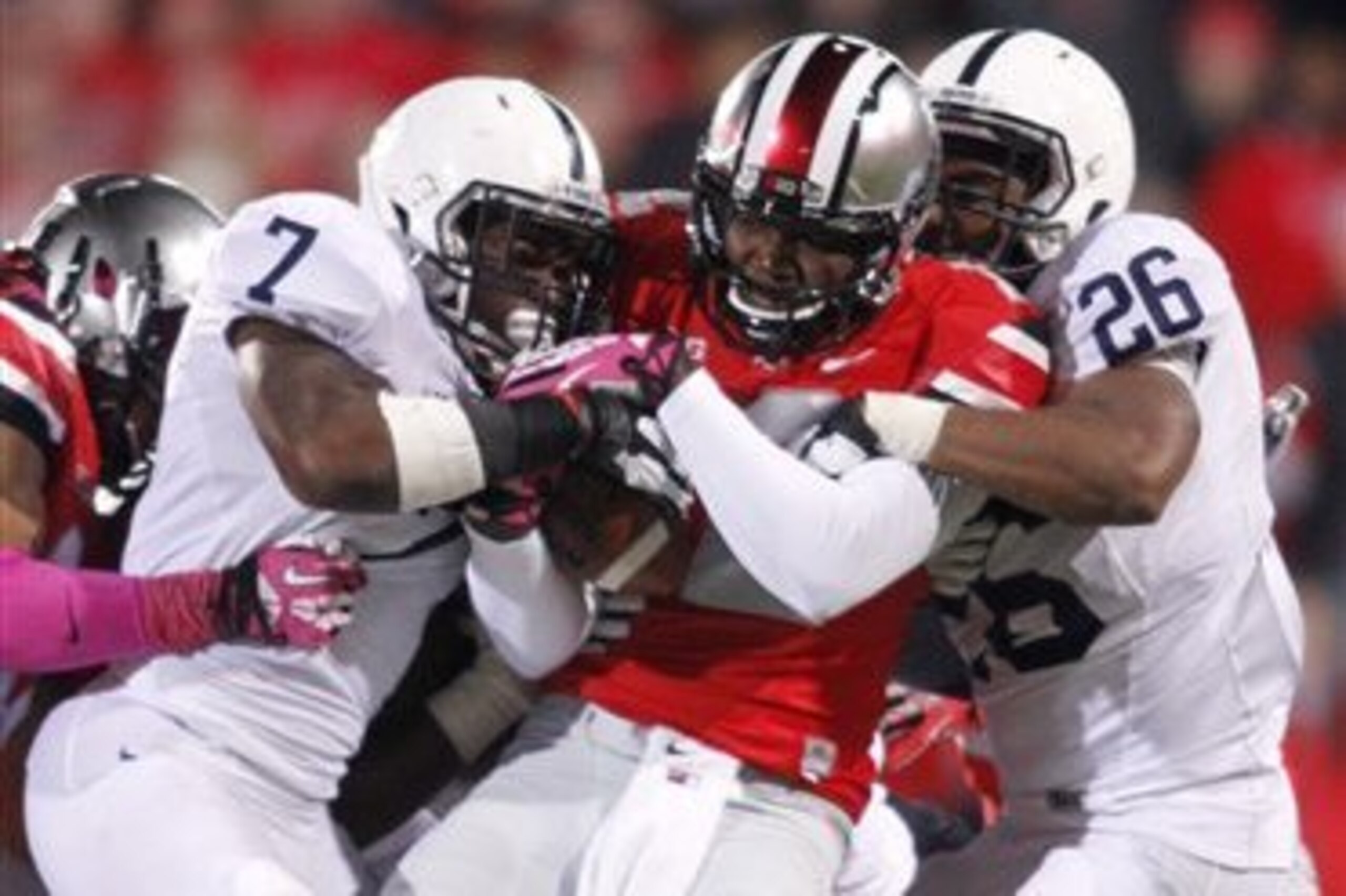 Jones, scuffling against PSU Jones, scuffling against PSU