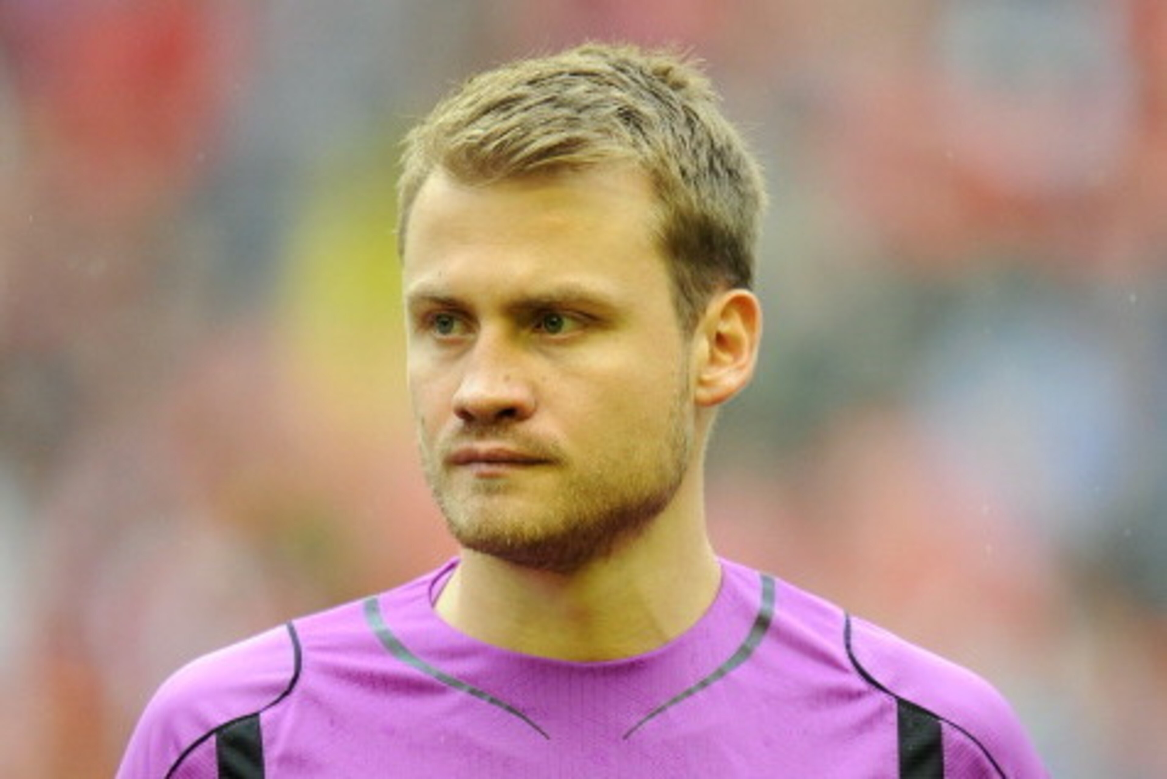 LIVERPOOL, ENGLAND - AUGUST 10:  Simon Mignolet of Liverpool during the Pre Season Friendly match between Liverpool and Borussia Dortmund at Anfield on August 10, 2014 in Liverpool, England. (Photo by Clint Hughes/Getty Images)