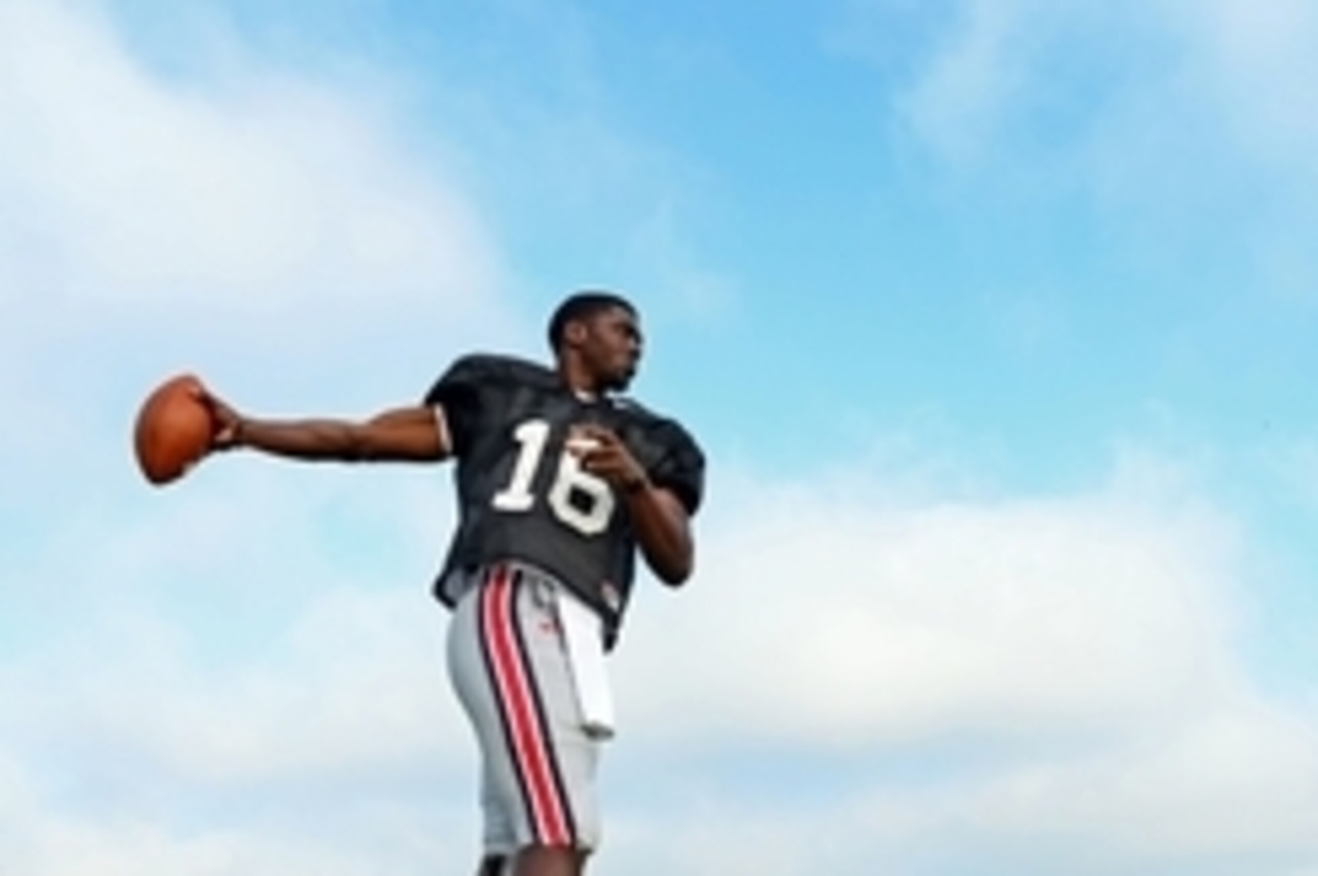 Aug 19, 2013; Columbus, OH, USA; Ohio State Buckeyes quarterback J.T. Barrett (16) during practice at Ackerman Road Field. Mandatory Credit: Andrew Weber-USA TODAY Sports Aug 19, 2013; Columbus, OH, USA; Ohio State Buckeyes quarterback J.T. Barrett (16) during practice at Ackerman Road Field. Mandatory Credit: Andrew Weber-USA TODAY Sports