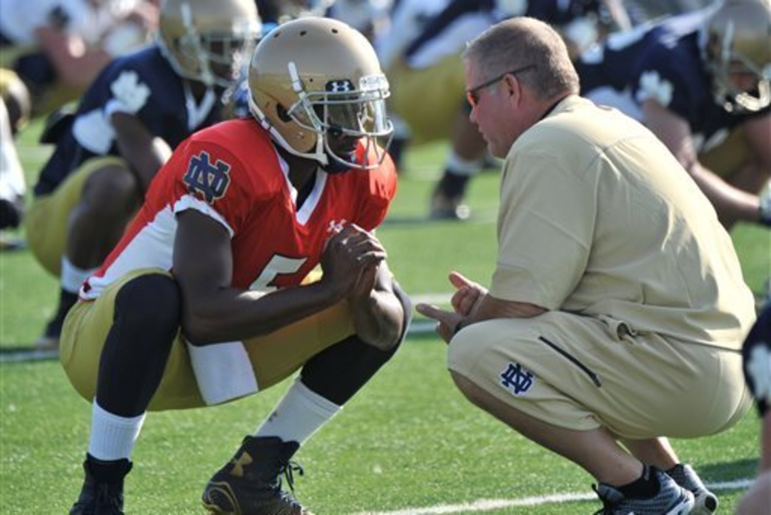 Everett Golson and Brian Kelly