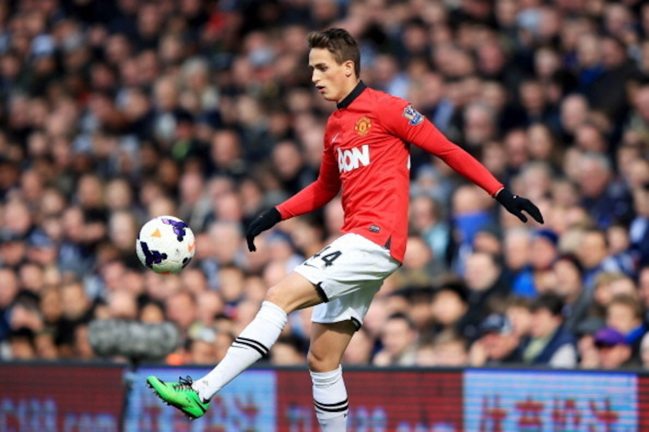 WEST BROMWICH, ENGLAND - MARCH 08:  Adnan Januzaj of Manchester United in action during the Barclays Premier League match between West Bromwich Albion and Manchester United at The Hawthorns on March 8, 2014 in West Bromwich, England.  (Photo by Richard He
