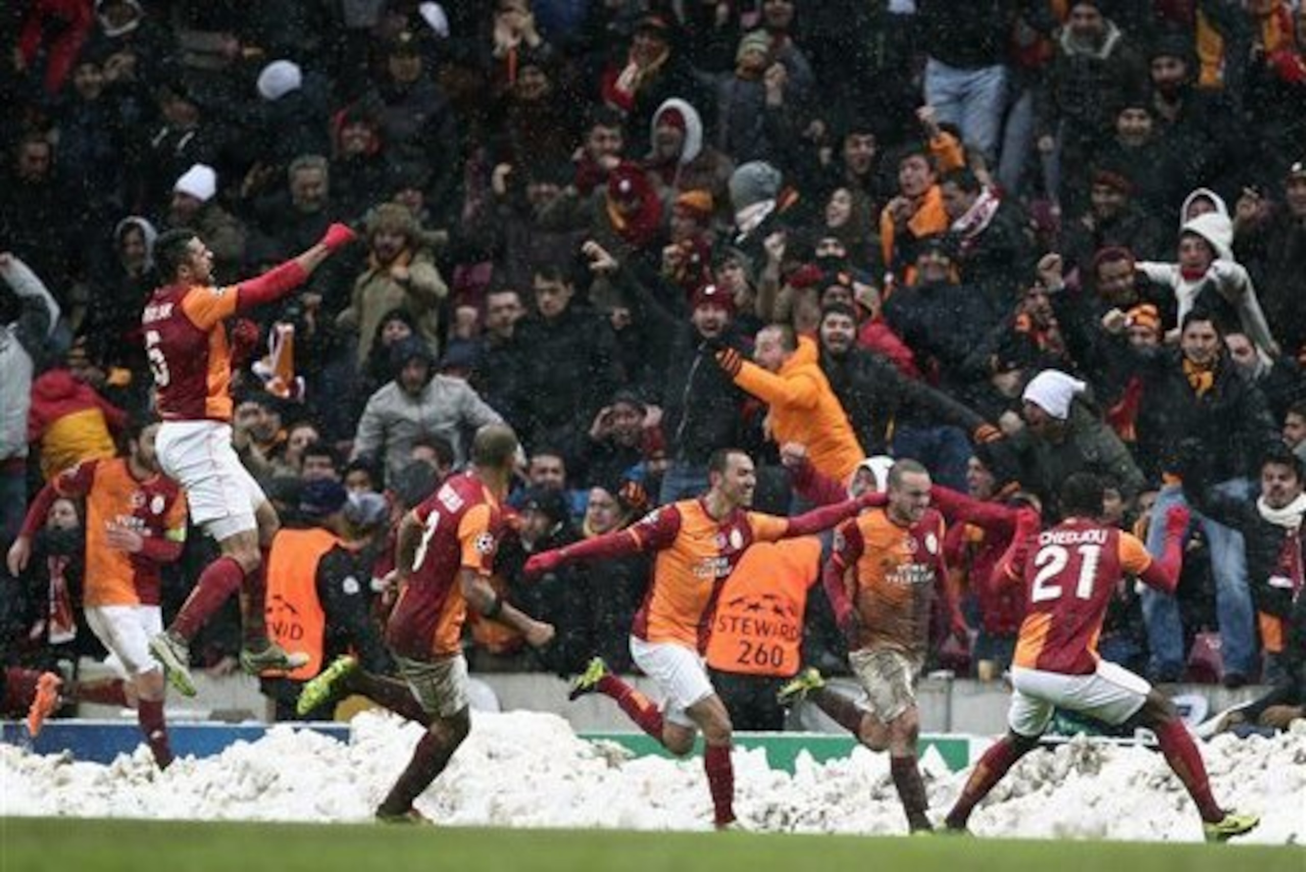 Galatasaray eliminated Juventus from the Champions League group stage in surpising fashion.
