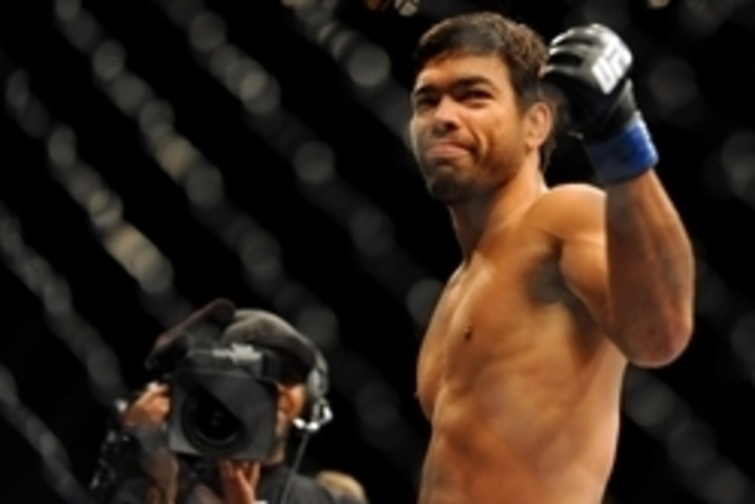 Jul 5, 2014; Las Vegas, NV, USA; Lyoto Machida gets ready for a middleweight title fight against Chris Weidman at Mandalay Bay Events Center. Mandatory Credit: Stephen R. Sylvanie-USA TODAY Sports