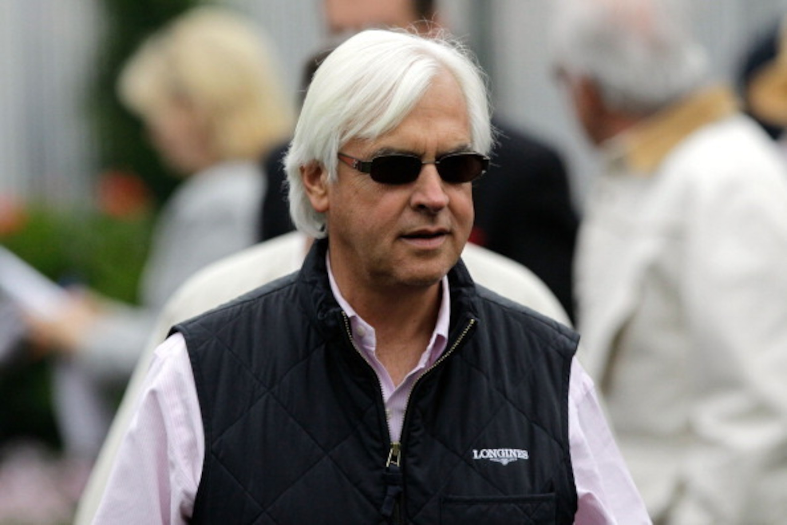 LOUISVILLE, KY - MAY 07:  Bob Baffert walks through the paddock area during the 137th Kentucky Derby at Churchill Downs on May 7, 2011 in Louisville, Kentucky.  (Photo by Rob Carr/Getty Images)