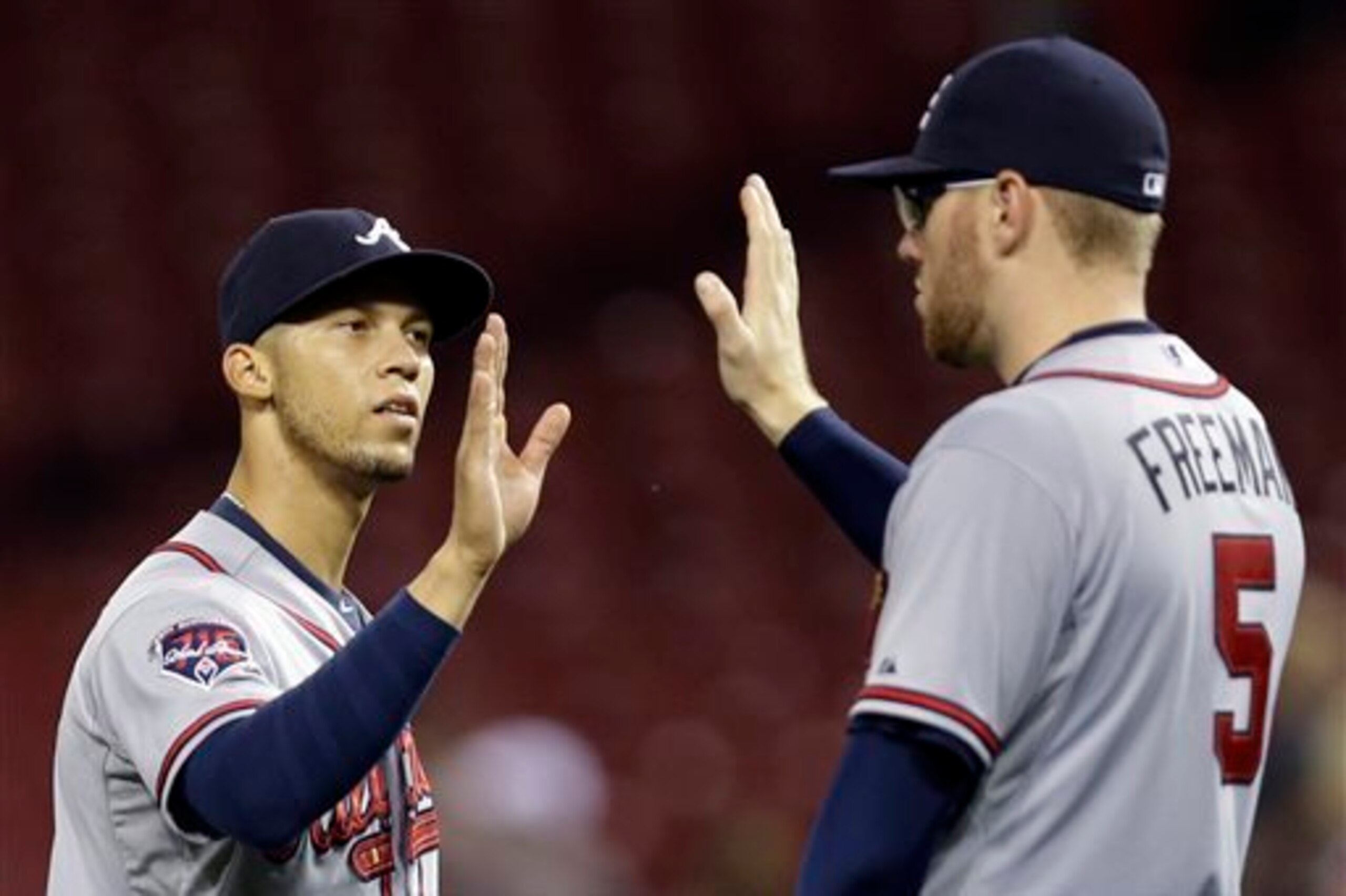 The Braves spent last offseason locking up their young talent, like shortstop Andrelton Simmons and first baseman Freddie Freeman.