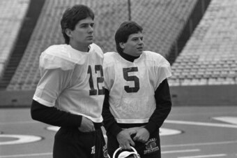 Kevin Butler (No. 5) is one of many Georgia legends who defined the rivalry with Clemson.