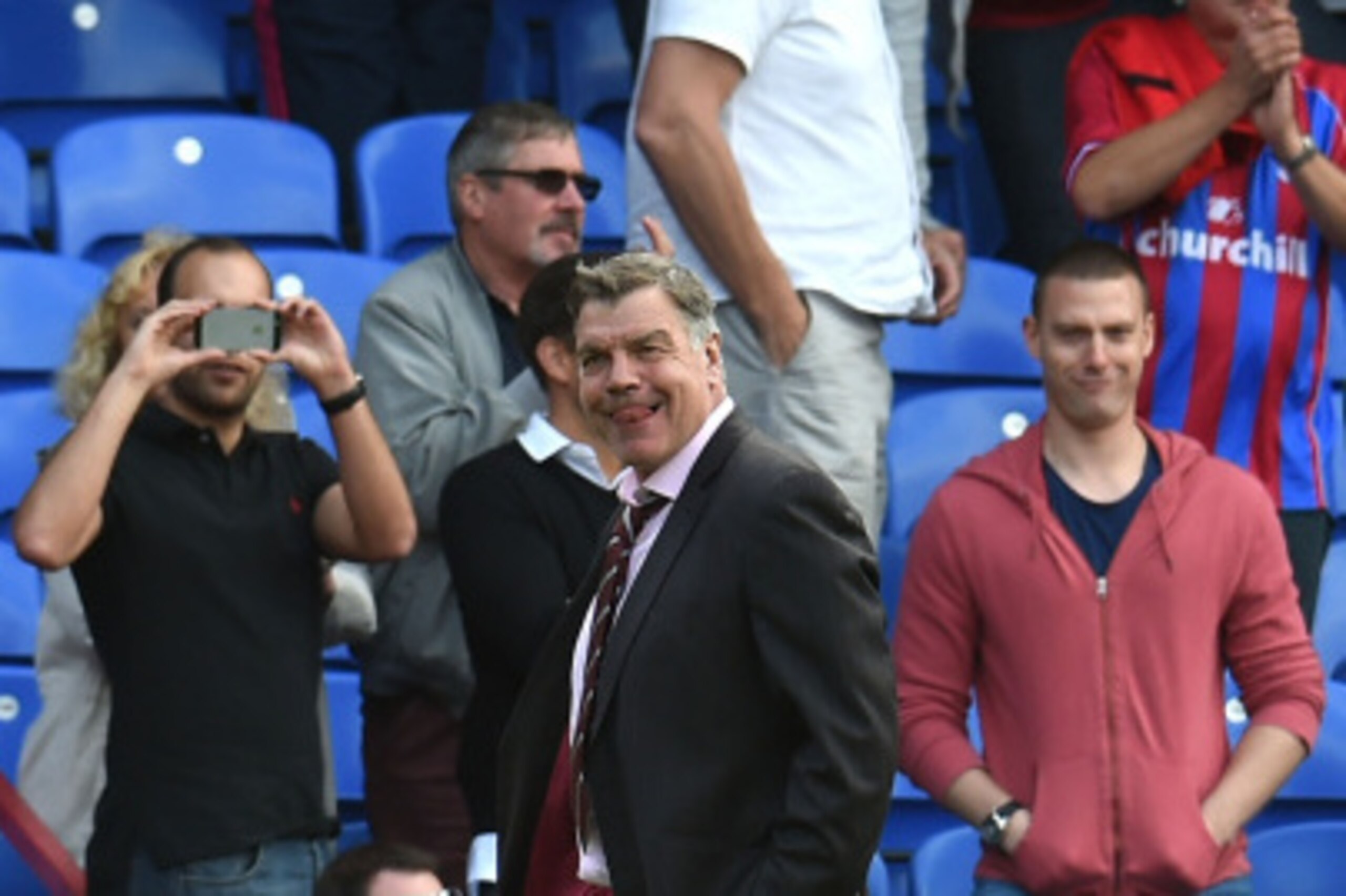LONDON, ENGLAND - AUGUST 23: Manager of West Ham United Sam Allardyce after the Premiere League match between Crystal Palace and West Ham United at Selhurst Park on August 23, 2014 in London, England.  (Photo by Tom Dulat/Getty Images)