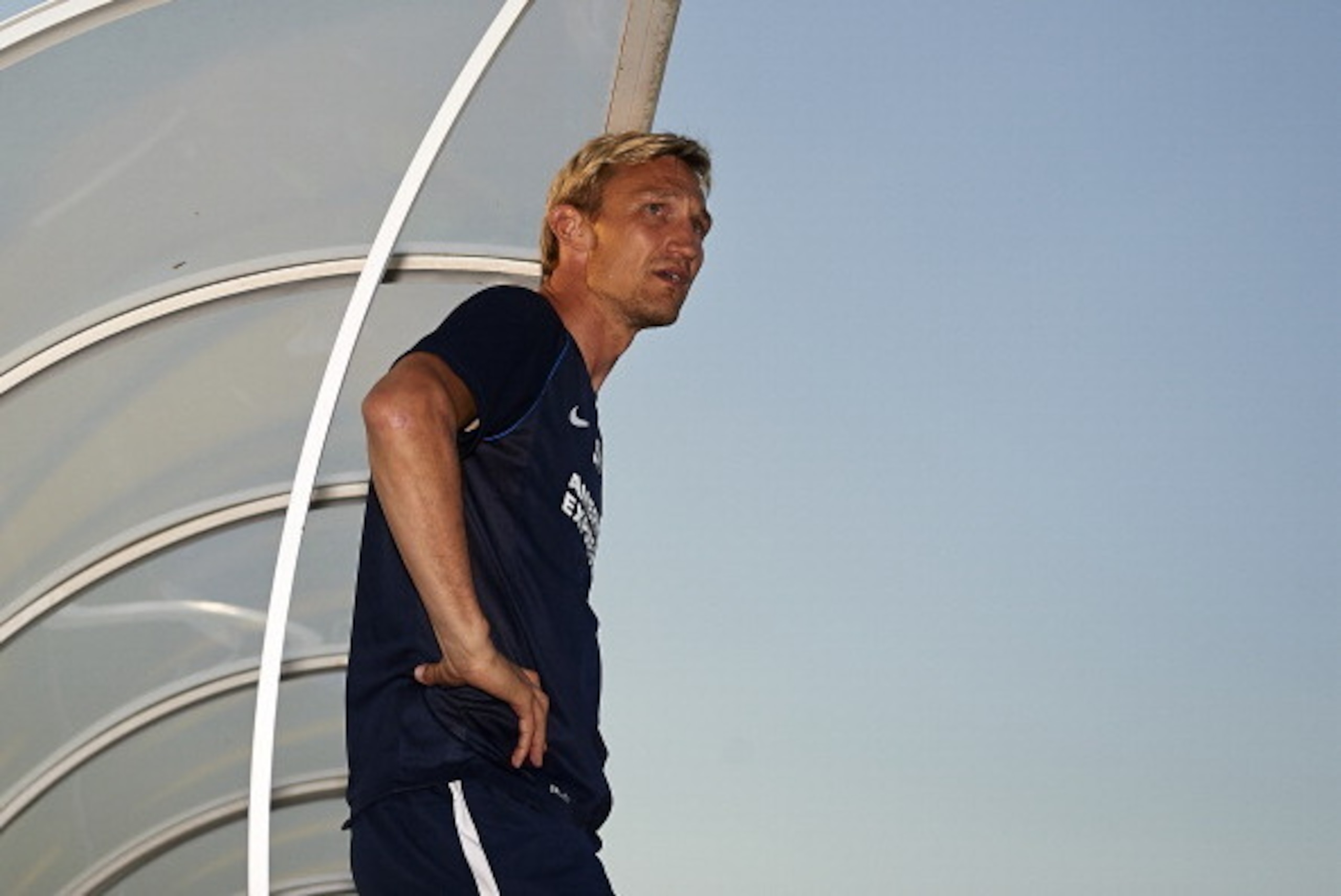 MURCIA, SPAIN - JULY 12: Sami Hyypia manager of Brighton & Hove Albion looks on during the friendly match between Brighton & Hove Albion and Partick Thistle at Arena Football Center on July 12, 2014 in Murcia, Spain. (Photo by Manuel Queimadelos Alonso/ MURCIA, SPAIN - JULY 12: Sami Hyypia manager of Brighton & Hove Albion looks on during the friendly match between Brighton & Hove Albion and Partick Thistle at Arena Football Center on July 12, 2014 in Murcia, Spain. (Photo by Manuel Queimadelos Alonso/