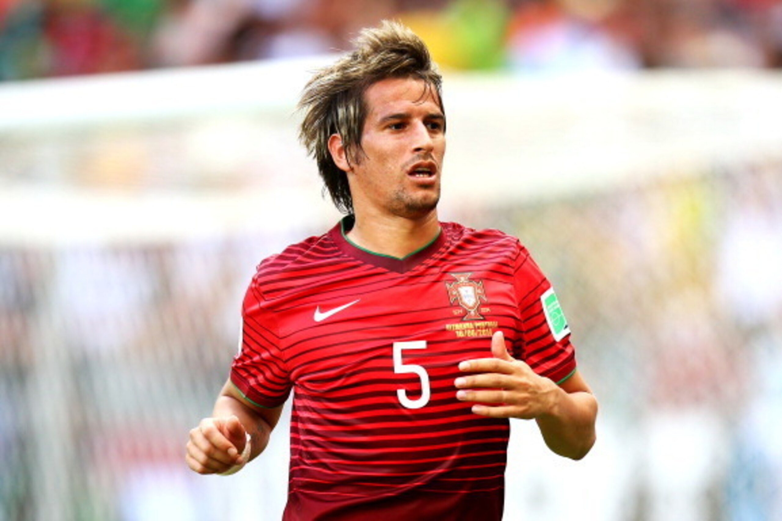 SALVADOR, BRAZIL - JUNE 16:  Fabio Coentrao of Portugal during the 2014 FIFA World Cup Brazil Group G match between Germany and Portugal at Arena Fonte Nova on June 16, 2014 in Salvador, Brazil.  (Photo by Felipe Oliveira/Getty Images)