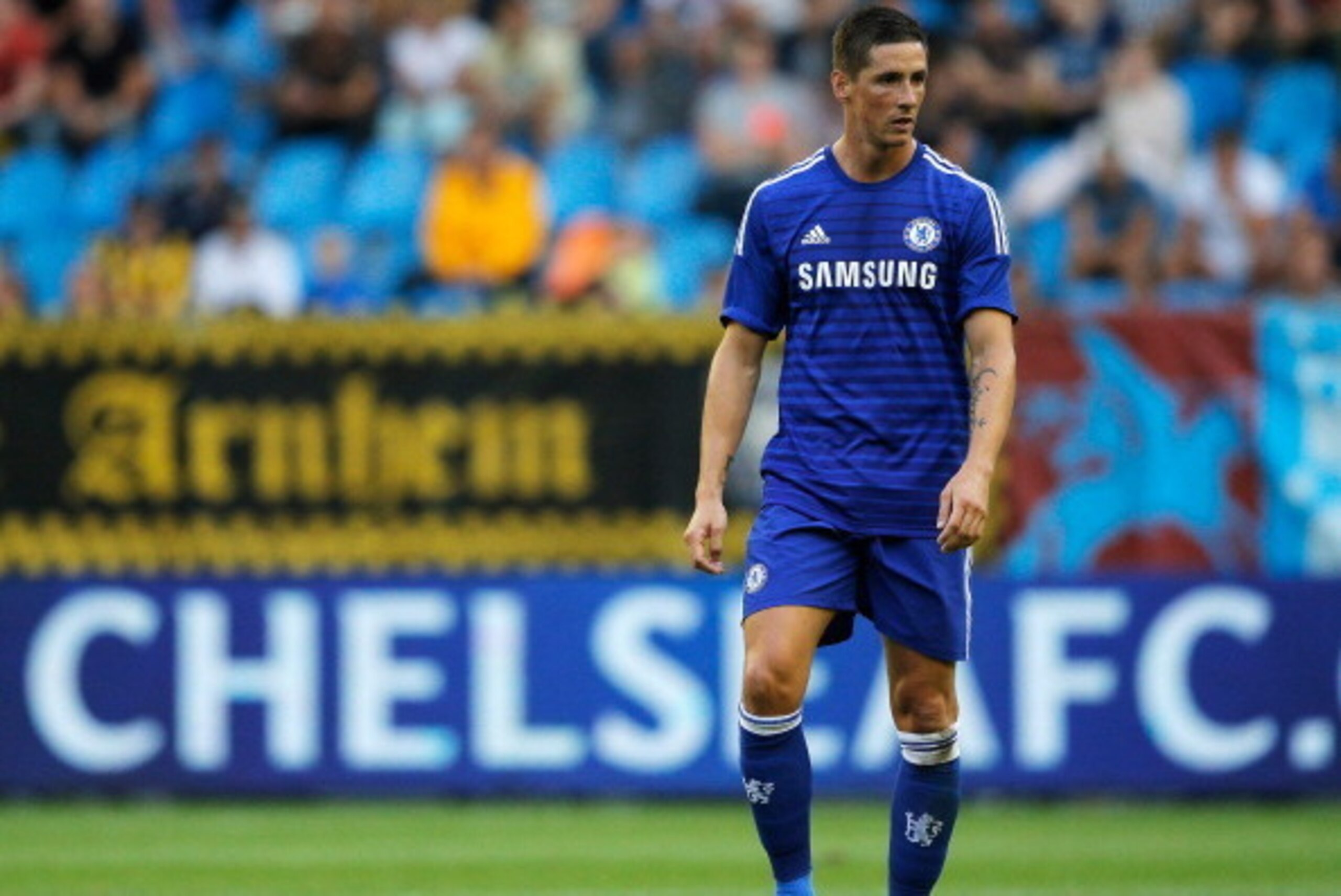 ARNHEM, NETHERLANDS - JULY 30: Fernando Torres of Chelsea in action during the pre season friendly match between Vitesse Arnhem and Chelsea at the Gelredome Stadium on July 30, 2014 in Arnhem, Netherlands. (Photo by Dean Mouhtaropoulos/Getty Images) ARNHEM, NETHERLANDS - JULY 30: Fernando Torres of Chelsea in action during the pre season friendly match between Vitesse Arnhem and Chelsea at the Gelredome Stadium on July 30, 2014 in Arnhem, Netherlands. (Photo by Dean Mouhtaropoulos/Getty Images)