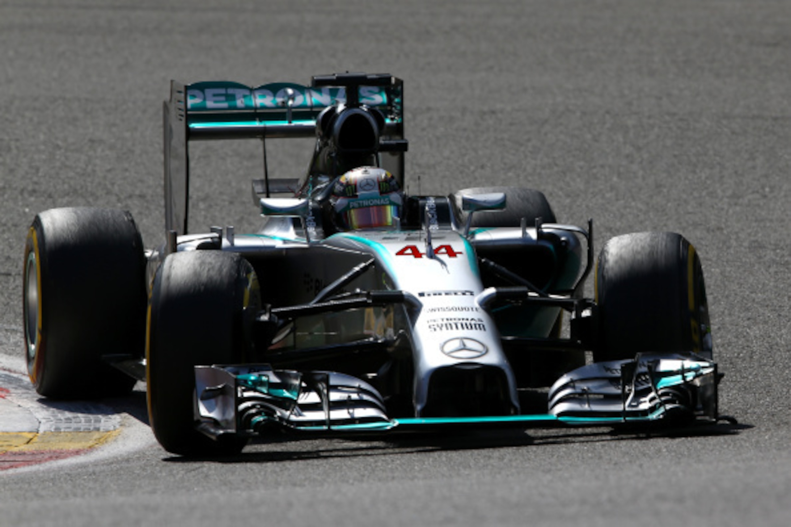 SPA, BELGIUM - AUGUST 24: Lewis Hamilton of Great Britain and Mercedes GP drives during the Belgian Grand Prix at Circuit de Spa-Francorchamps on August 24, 2014 in Spa, Belgium. (Photo by Mark Thompson/Getty Images) SPA, BELGIUM - AUGUST 24: Lewis Hamilton of Great Britain and Mercedes GP drives during the Belgian Grand Prix at Circuit de Spa-Francorchamps on August 24, 2014 in Spa, Belgium. (Photo by Mark Thompson/Getty Images)