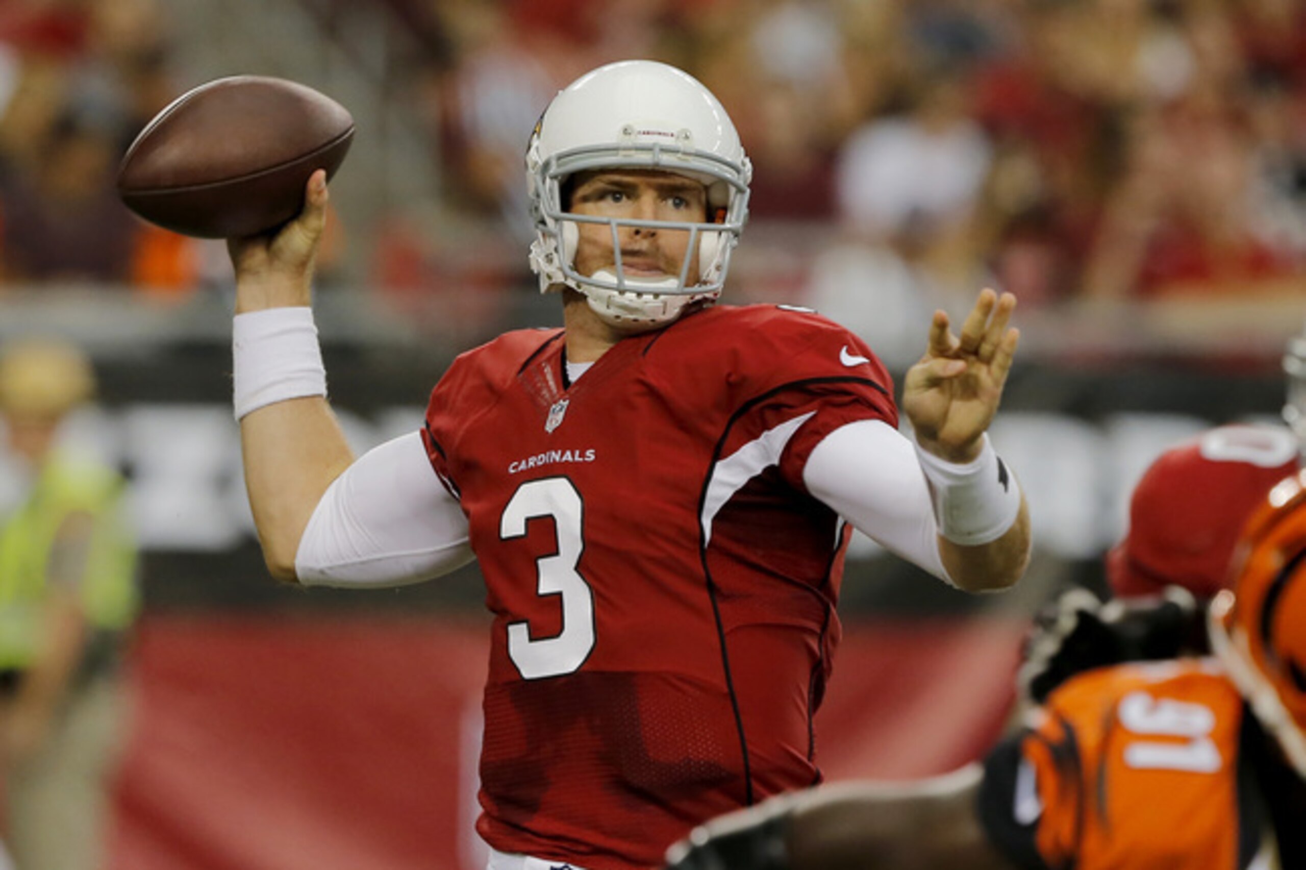 Carson Palmer's struggles continued against the Bengals. Carson Palmer's struggles continued against the Bengals.