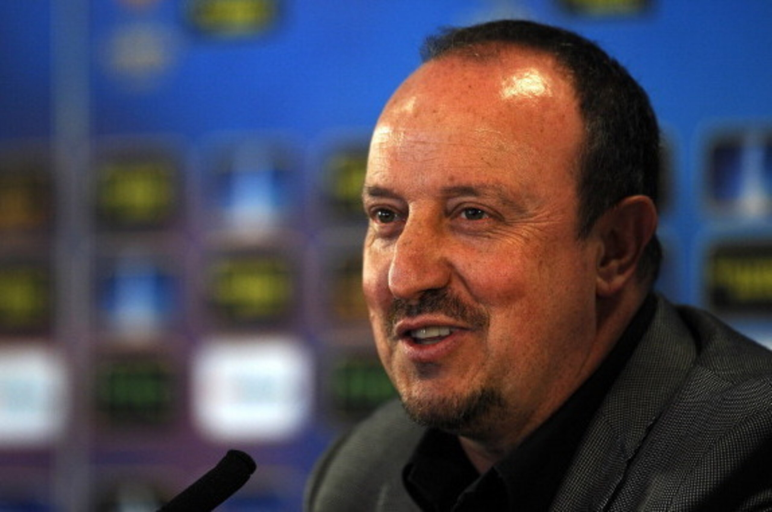 LONDON, ENGLAND - MAY 01:  Interim Manager Rafa Benitez of Chelsea talks to the media during the Chelsea Press Conference at Stamford Bridge on May 1, 2013 in London, England.  (Photo by Christopher Lee/Getty Images)