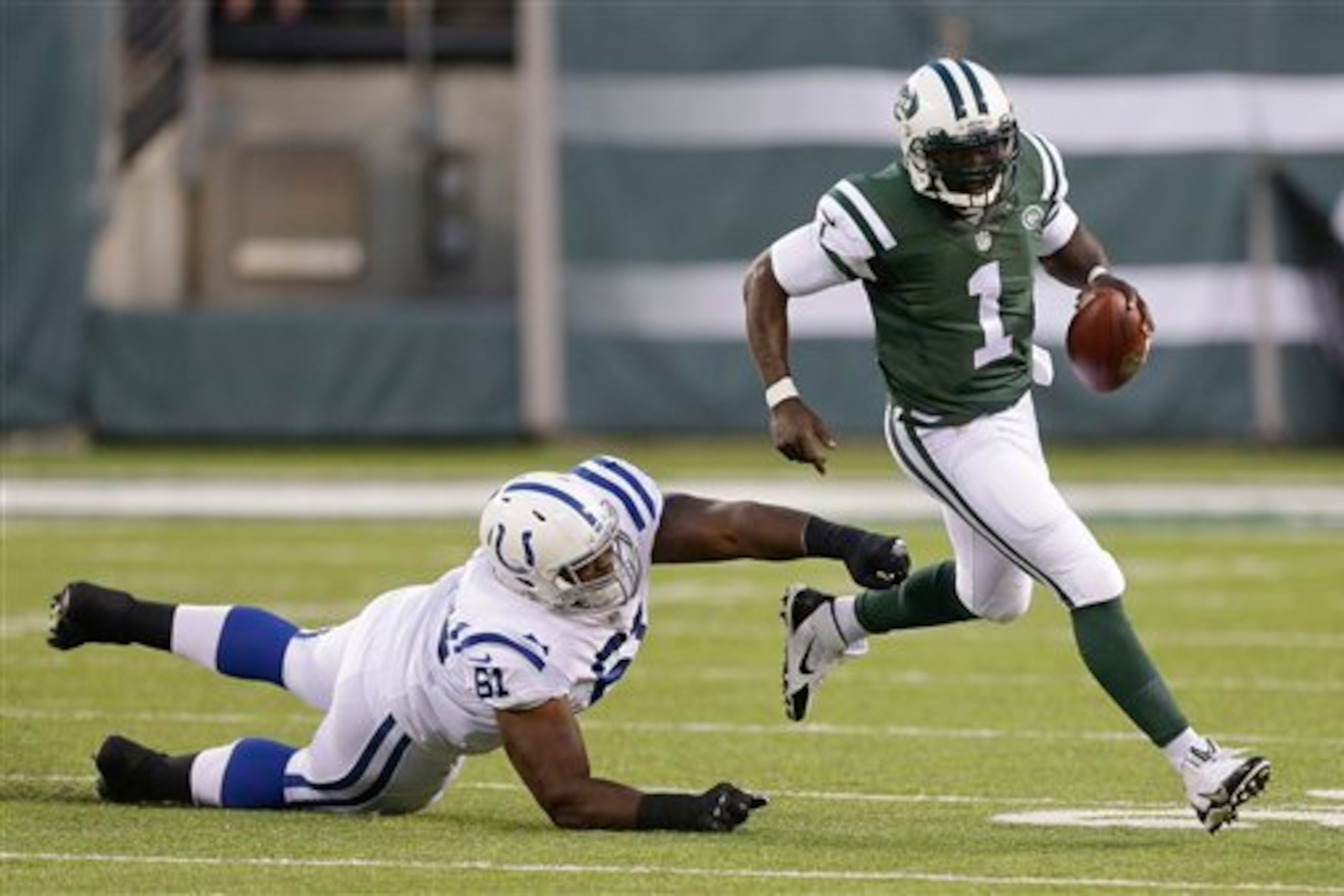 Even at 34 years of age, Vick is still one of the fastest quarterbacks in the league