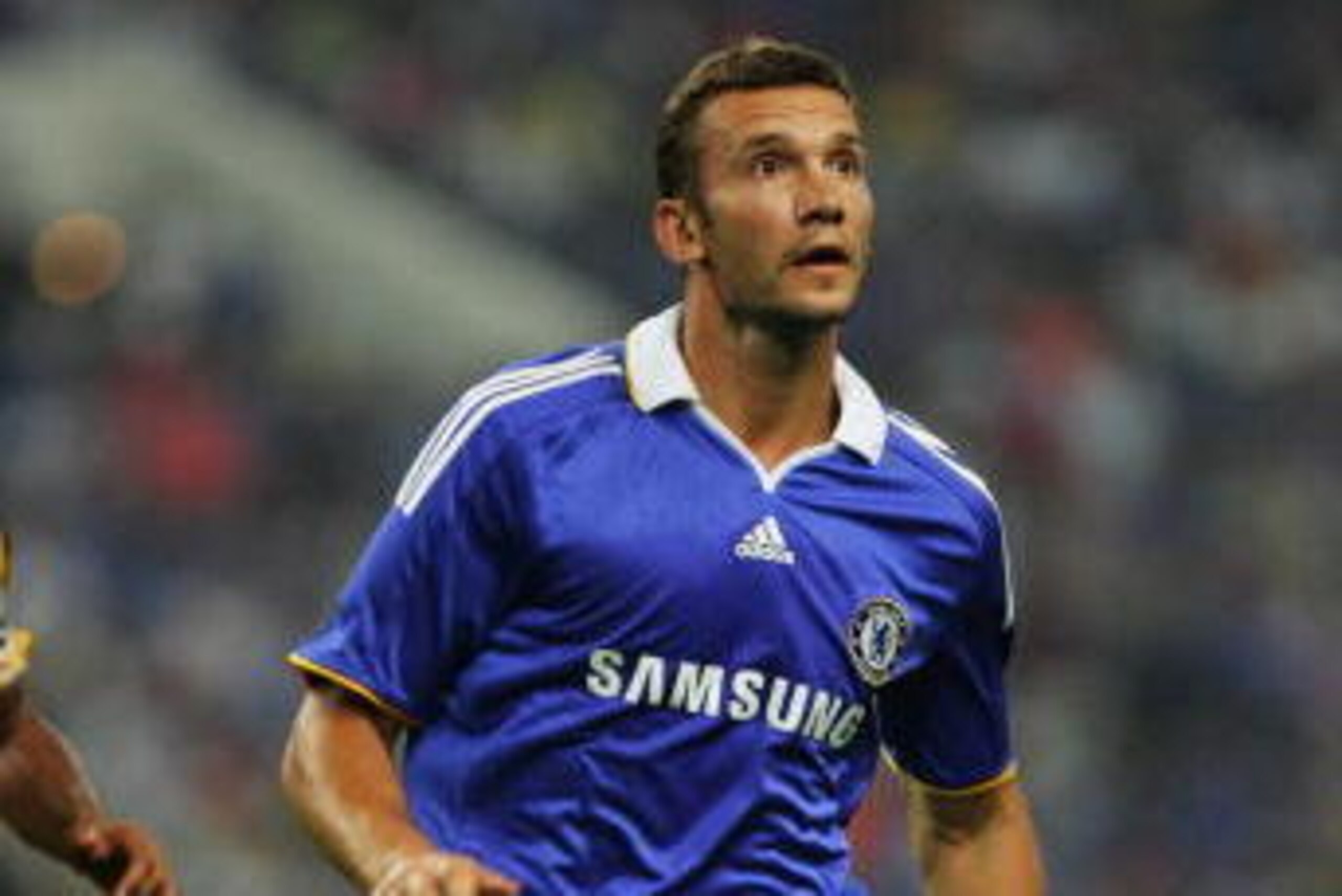 KUALA LUMPUR, MALAYSIA - JULY 29:  Andriy Shevchenko of  Chelsea in action during the pre-season friendly match between Chelsea and a Malaysian Select XI, at the Shah Alam Stadium on July 29, 2008 in Kuala Lumpur, Malaysia. (Photo by Peter Lim/Getty Image