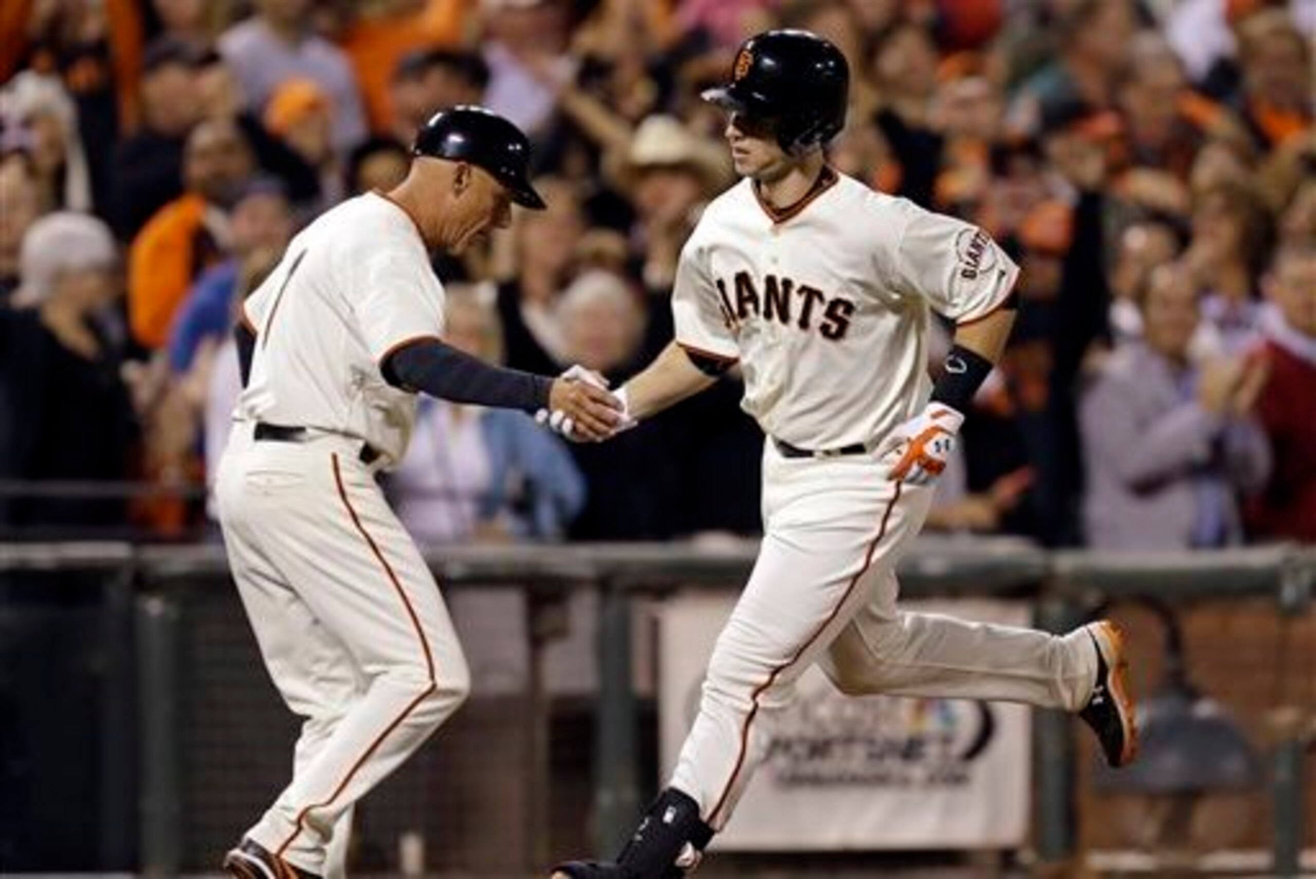 Buster Posey and the Giants get to play the Rockies and Diamondbacks nine times in September.