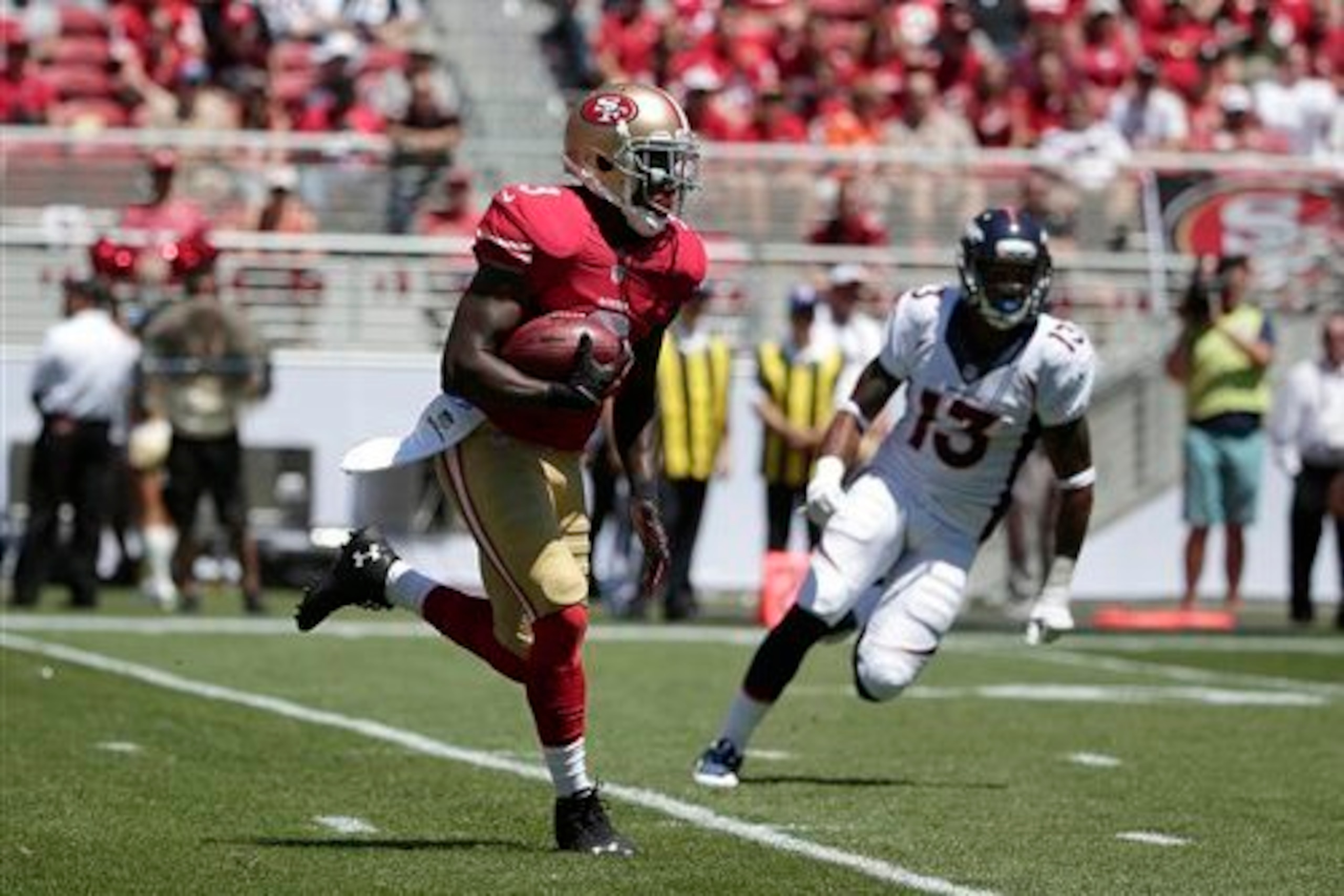 Bruce Ellington has enjoyed a strong preseason Bruce Ellington has enjoyed a strong preseason