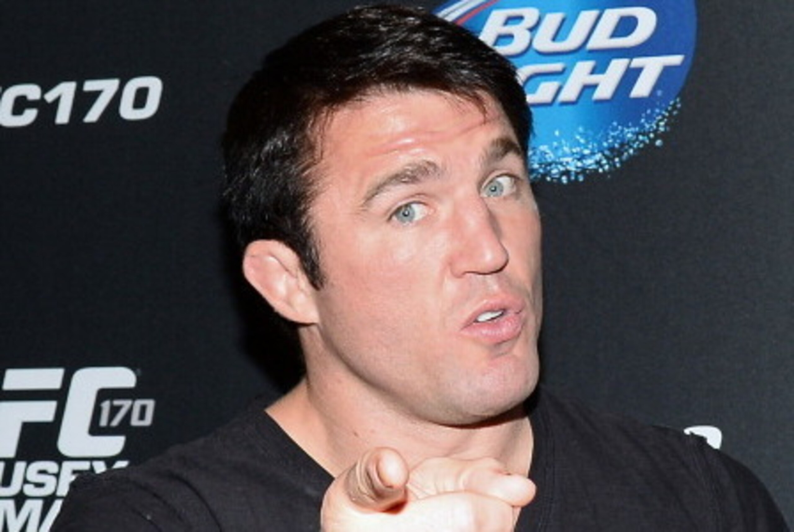 LAS VEGAS, NV - FEBRUARY 22:  Mixed martial artist Chael Sonnen attends the UFC 170 event at the Mandalay Bay Events Center on February 22, 2014 in Las Vegas, Nevada.  (Photo by Ethan Miller/Getty Images)