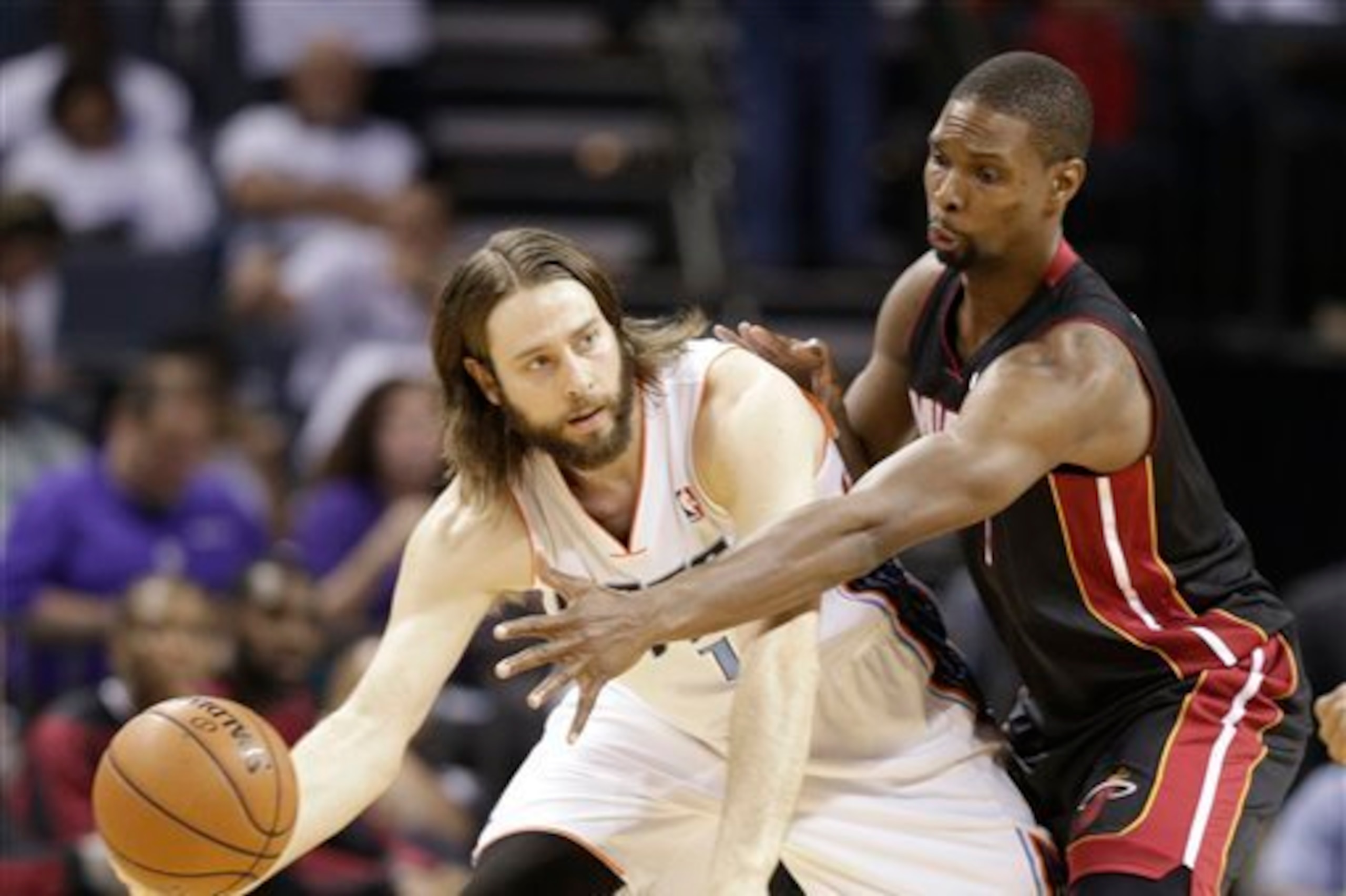 McRoberts and Bosh aren't great rebounders for their positions. McRoberts and Bosh aren't great rebounders for their positions.