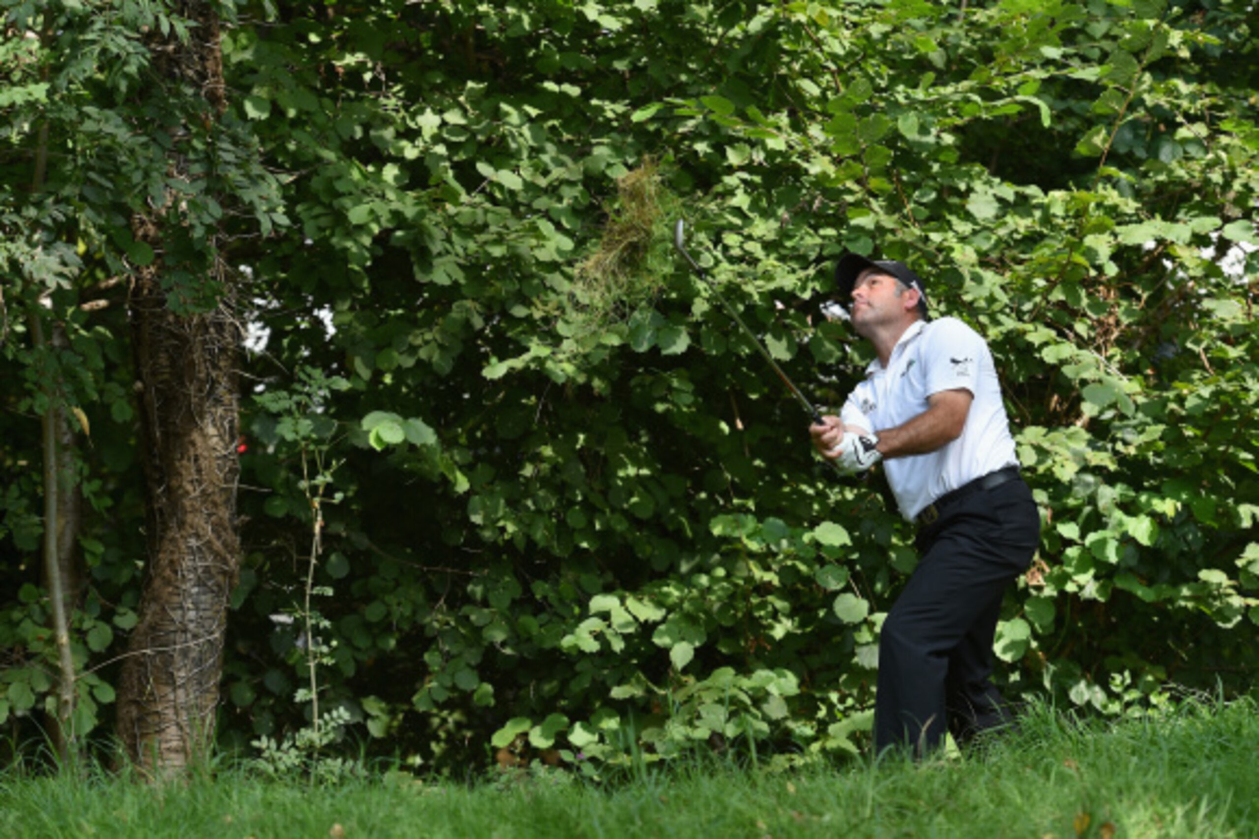 TURIN, ITALY - AUGUST 30:  Hennie Otto of South Africa plays a shot during the third round of the 71st Italian Open Damiani at Circolo Golf Torino on August 30, 2014 in Turin, Italy.  (Photo by Stuart Franklin/Getty Images)