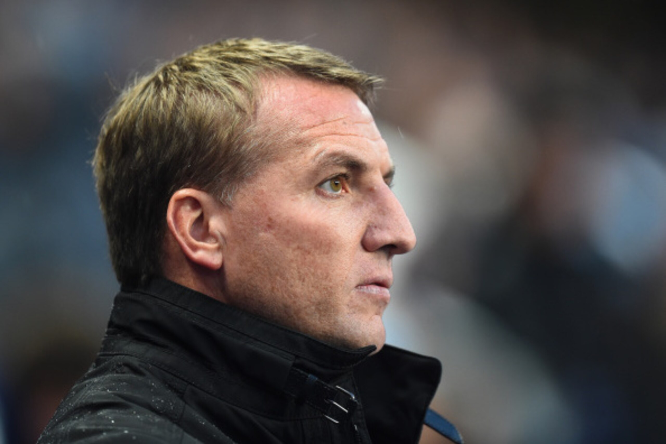 MANCHESTER, ENGLAND - AUGUST 25:   Liverpool Manager Brendan Rodgers looks on prior to the Barclays Premier League match between Manchester City and Liverpool at the Etihad Stadium on August 25, 2014 in Manchester, England.  (Photo by Laurence Griffiths/G