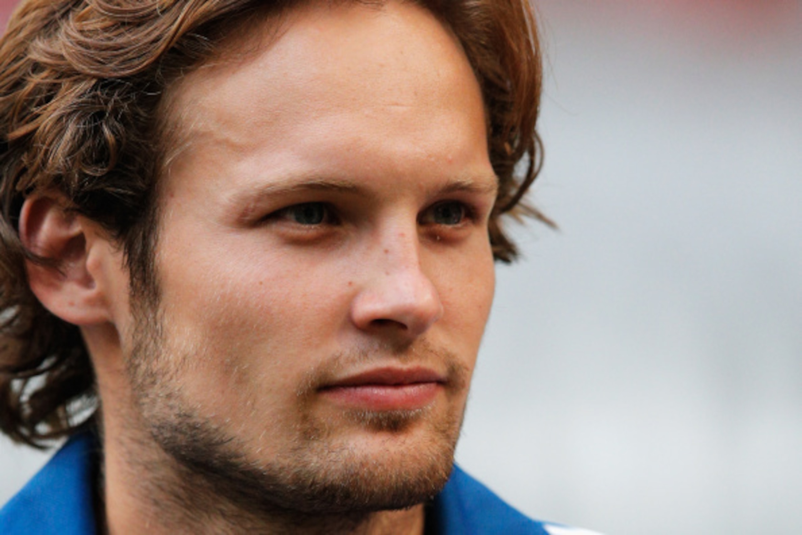 AMSTERDAM, NETHERLANDS - AUGUST 03:  Daley Blind of Ajax looks on after the 19th Johan Cruijff Shield match between Ajax Amsterdam and PEC Zwolle at the Amsterdam ArenA on August 3, 2014 in Amsterdam, Netherlands.  (Photo by Dean Mouhtaropoulos/Getty Imag