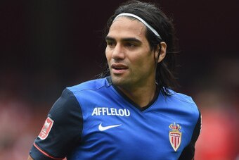 LONDON, ENGLAND - AUGUST 02:  Falcao of Monaco in action during the Emirates Cup match between Valencia and AS Monaco at the Emirates Stadium on August 2, 2014 in London, England.  (Photo by Michael Regan/Getty Images)
