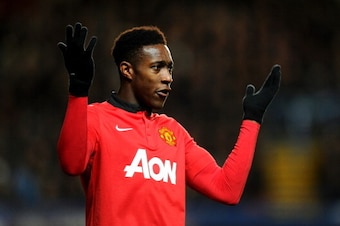 LONDON, ENGLAND - JANUARY 19:  Danny Welbeck of Manchester United reacts during the Barclays Premier League match between Chelsea and Manchester United at Stamford Bridge on January 19, 2014 in London, England.  (Photo by Mike Hewitt/Getty Images)