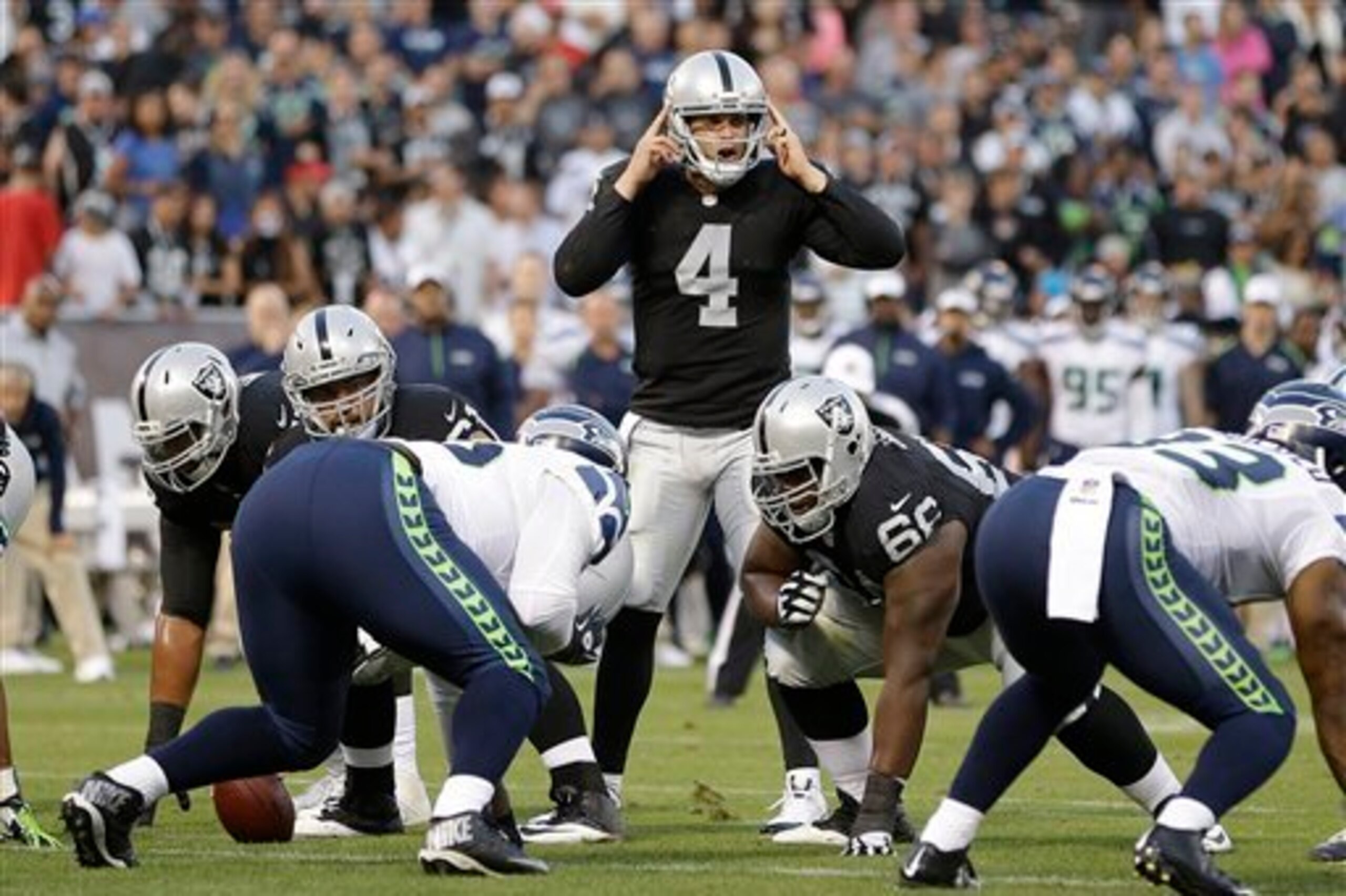 The best way to stop Carr will be to get into his head.