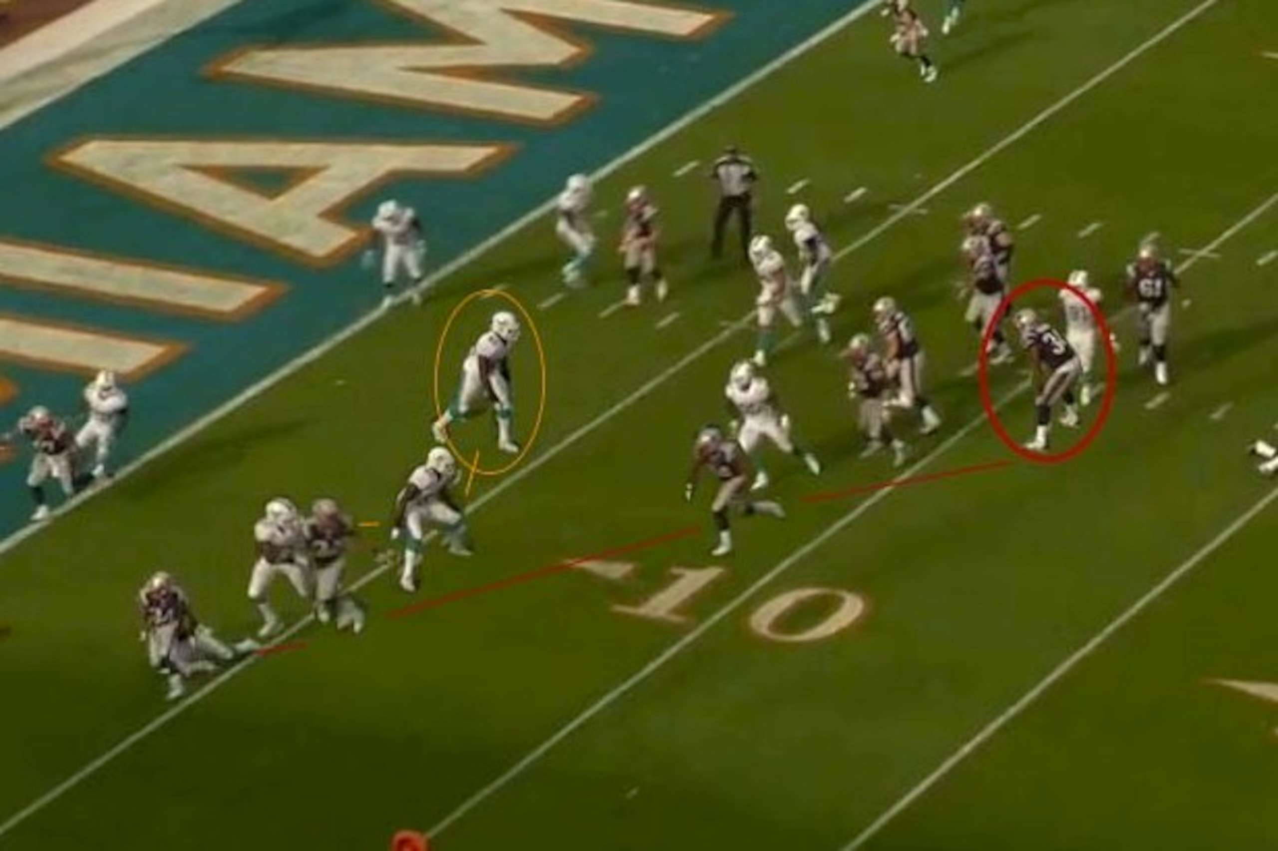 Jelani Jenkins played well in his limited snaps. He can cover the flats and tight end.