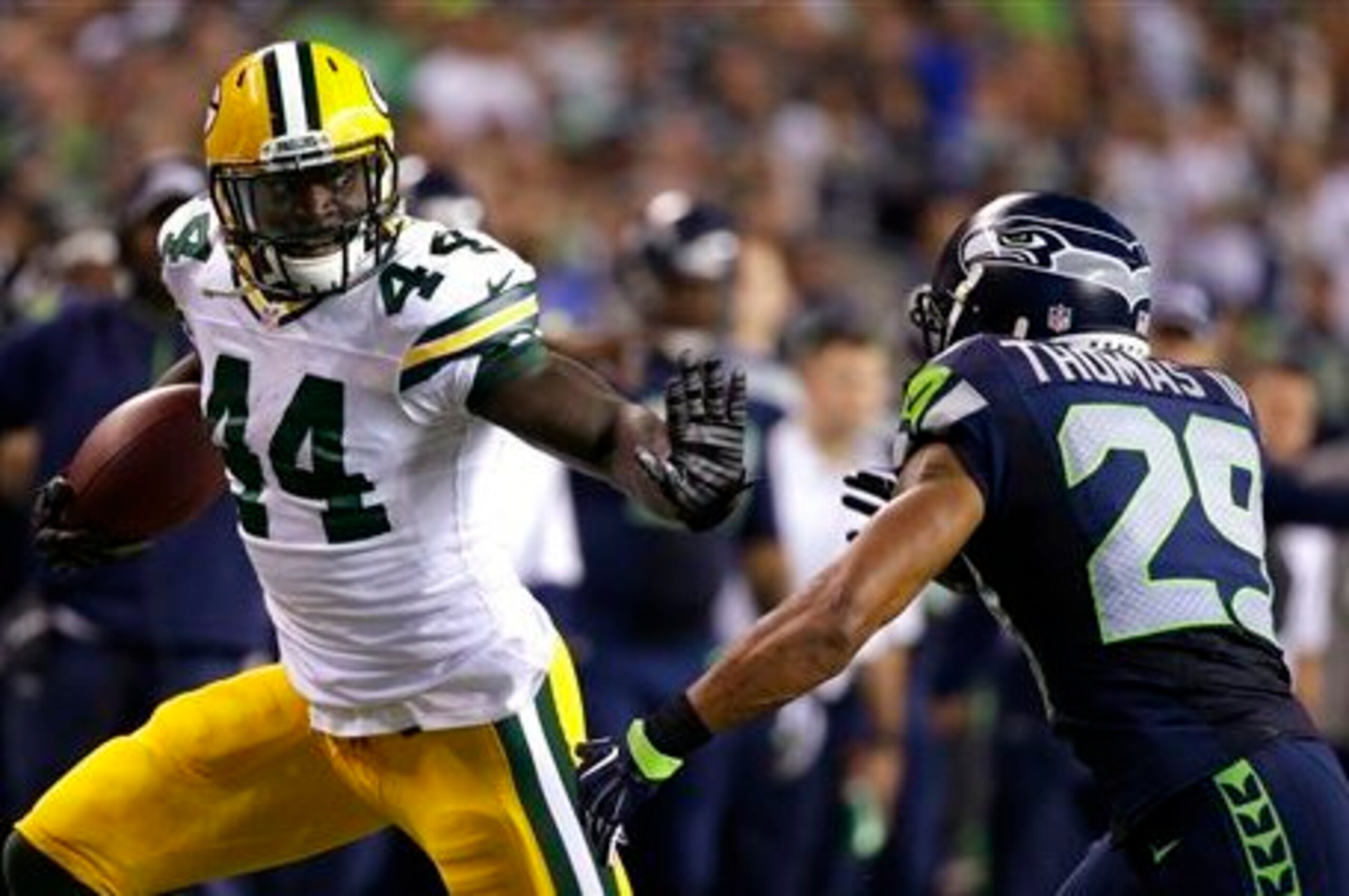 James Starks is the man who will replace Lacy if he can't play moving forward.