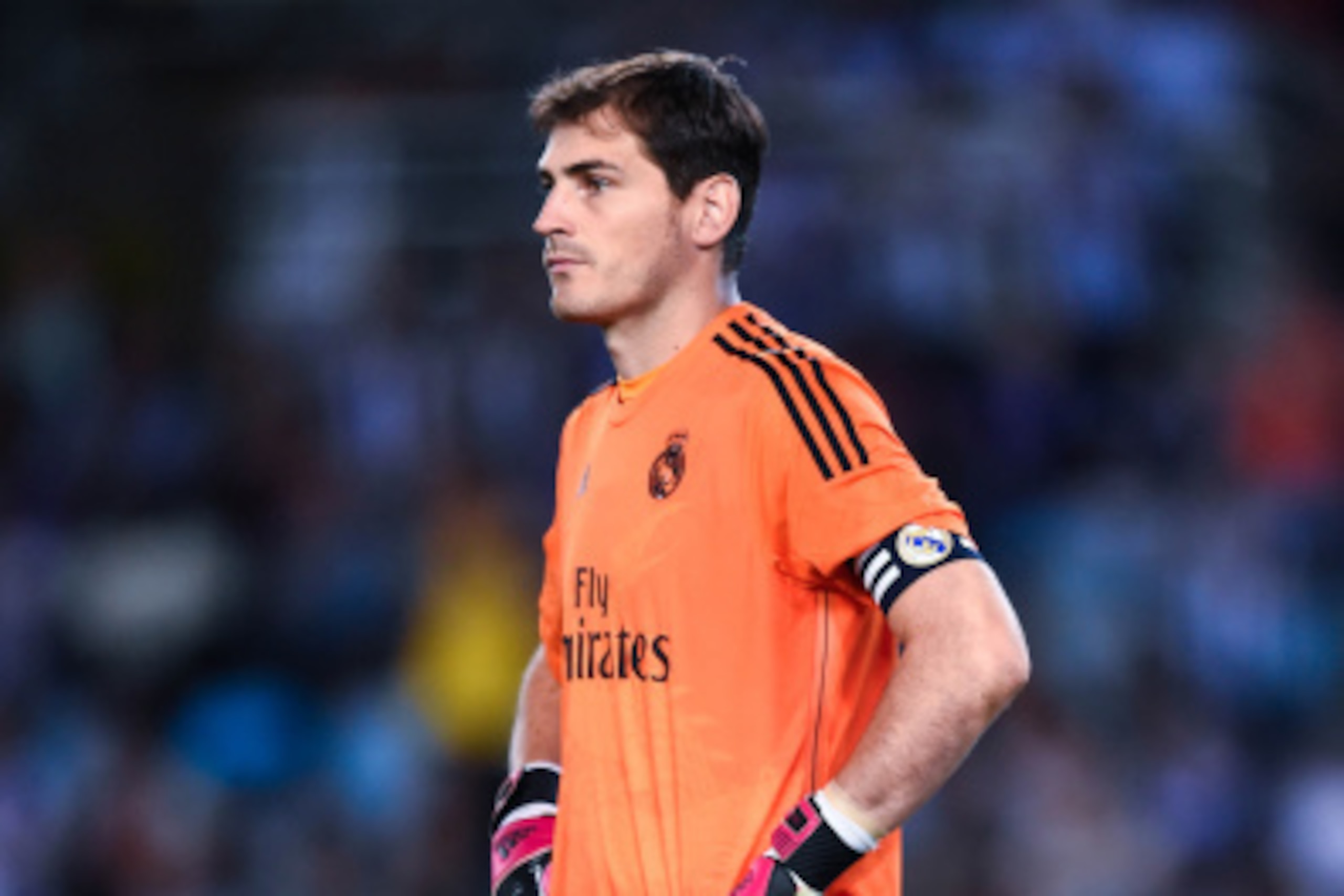 SAN SEBASTIAN, SPAIN - AUGUST 31: Iker Casillas of Real Madrid CF looks on during the La Liga match between Real Sociedad de Futbol and Real Madrid CF at Estadio Anoeta on August 31, 2014 in San Sebastian, Spain. (Photo by David Ramos/Getty Images) SAN SEBASTIAN, SPAIN - AUGUST 31: Iker Casillas of Real Madrid CF looks on during the La Liga match between Real Sociedad de Futbol and Real Madrid CF at Estadio Anoeta on August 31, 2014 in San Sebastian, Spain. (Photo by David Ramos/Getty Images)
